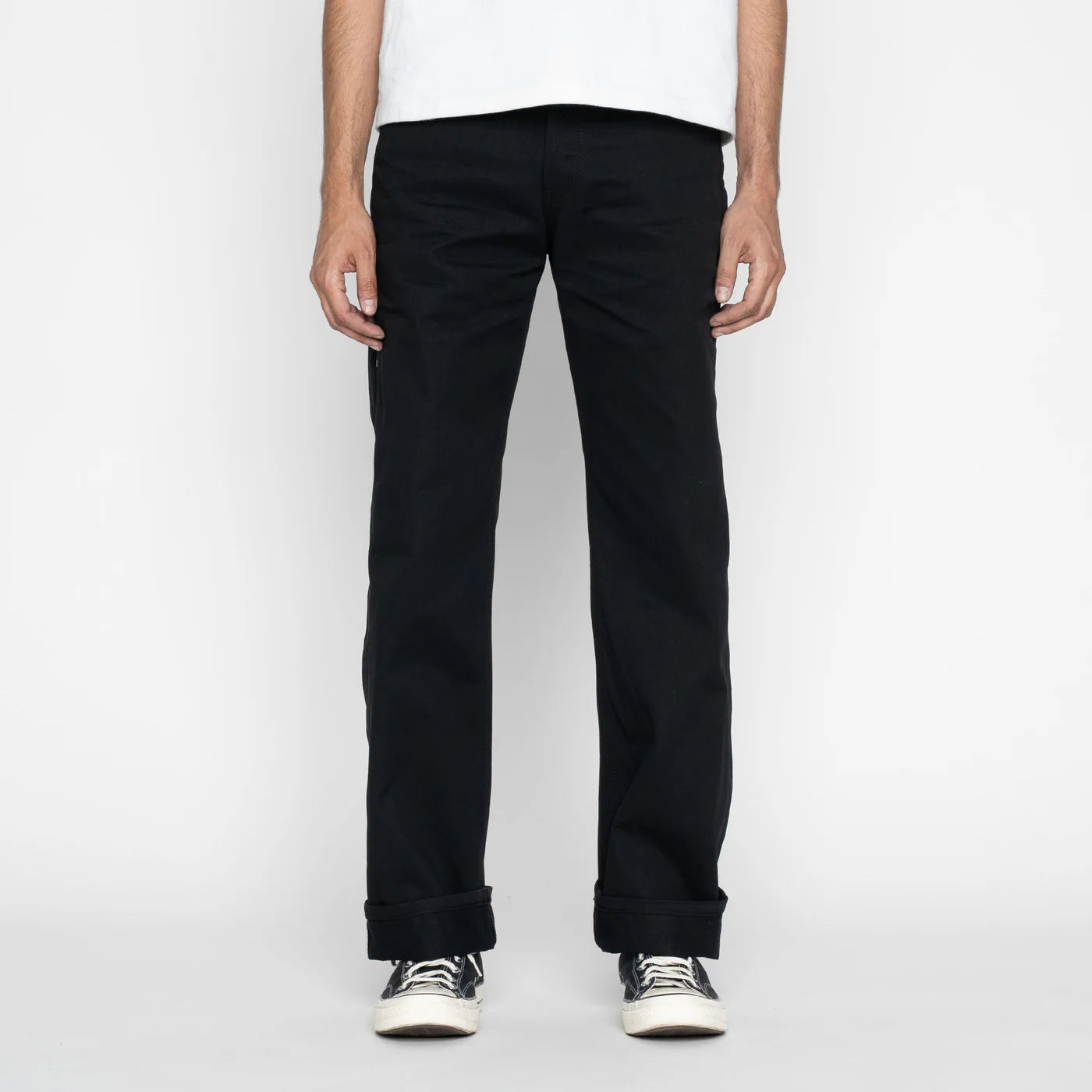 Strong Guy - 10oz Selvedge Slacks - Black