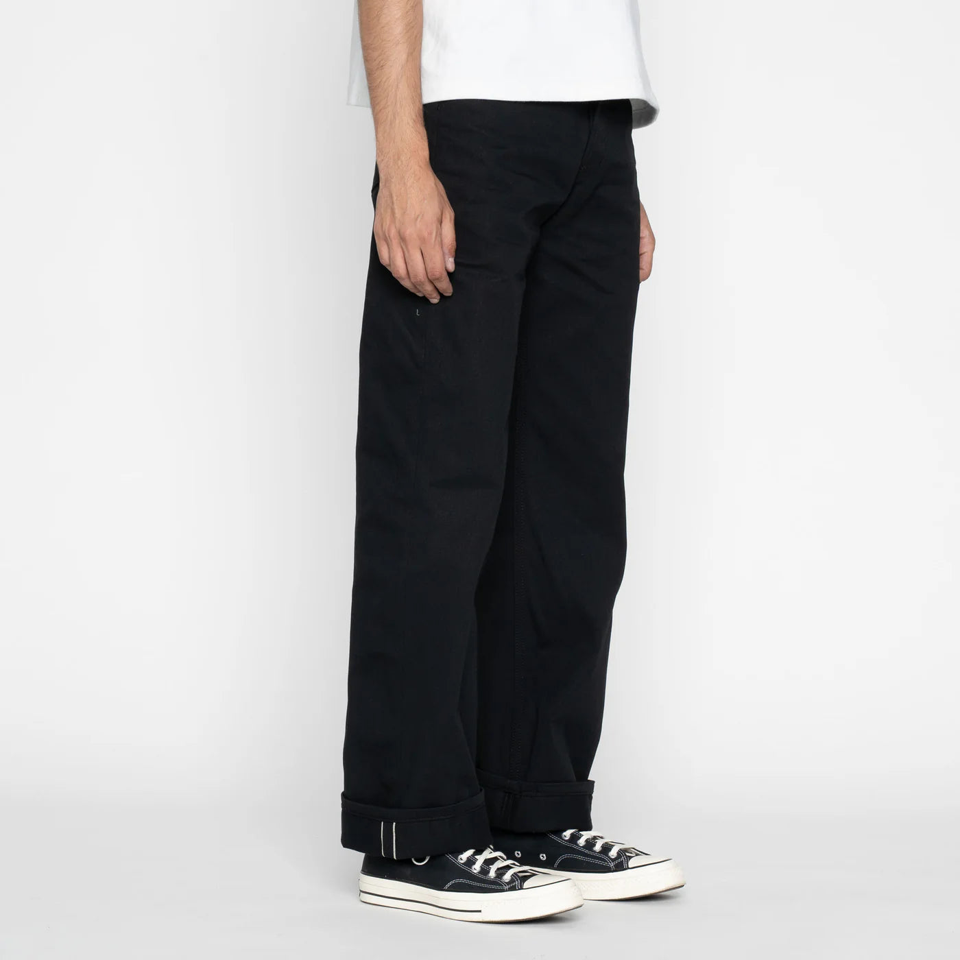 Strong Guy - 10oz Selvedge Slacks - Black