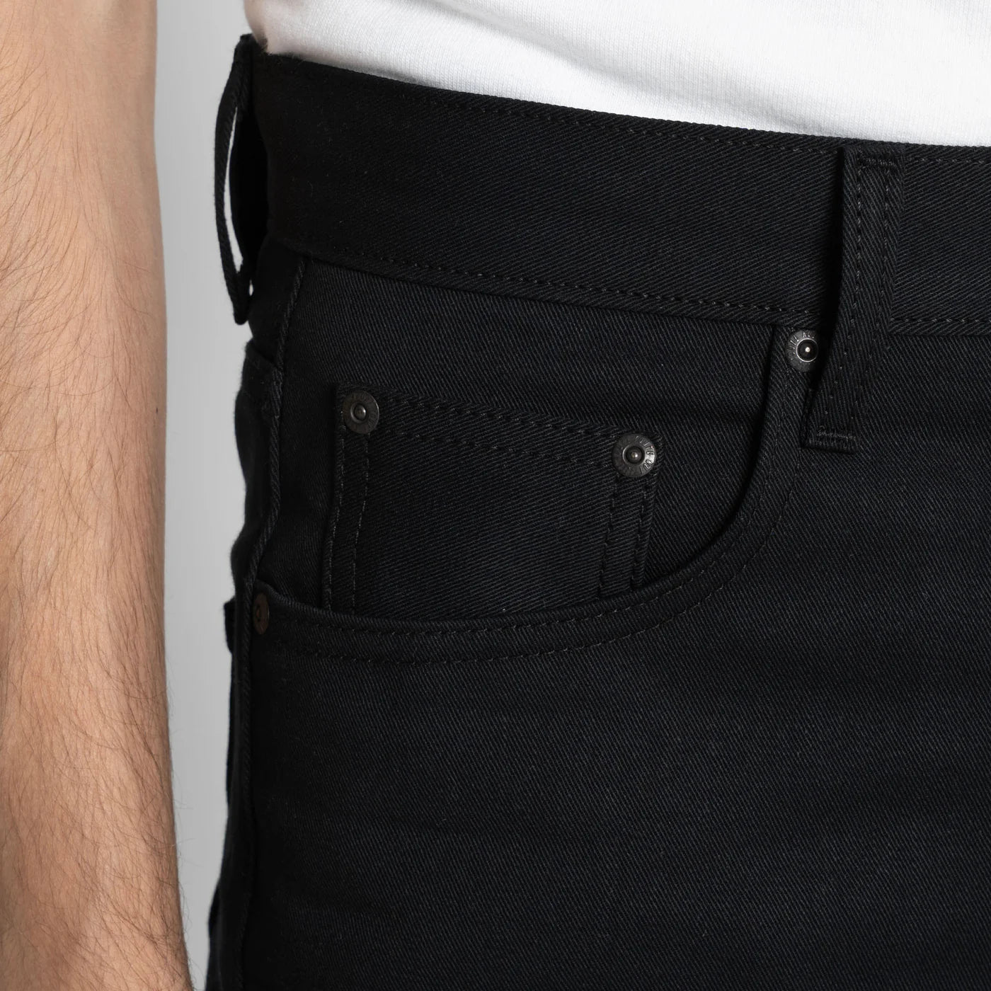 Strong Guy - 10oz Selvedge Slacks - Black