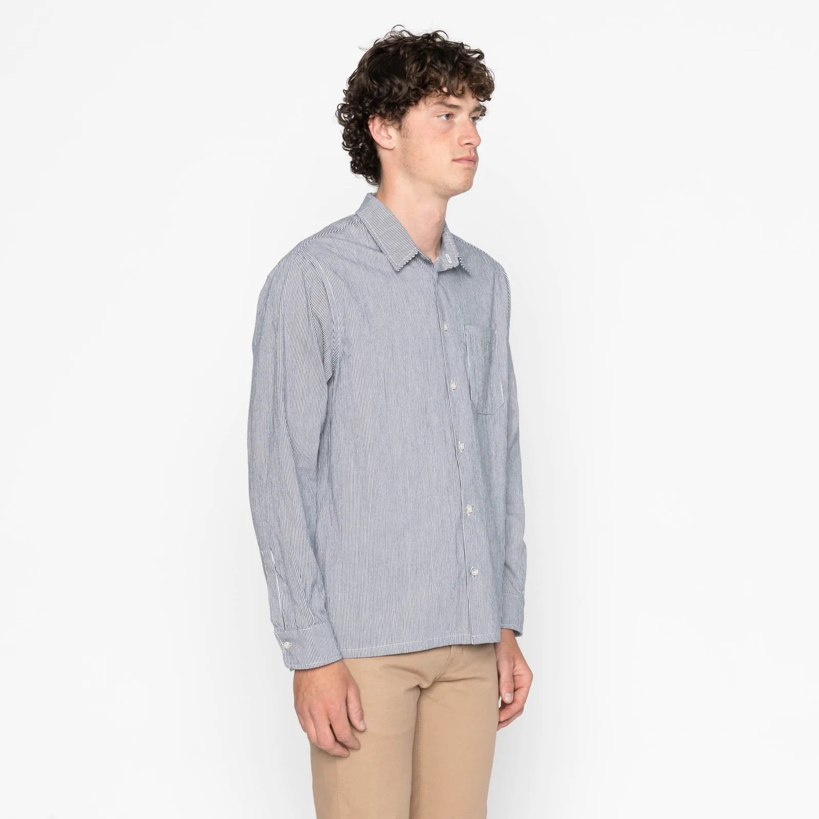 True Shirt - Organic Hickory - Indigo
