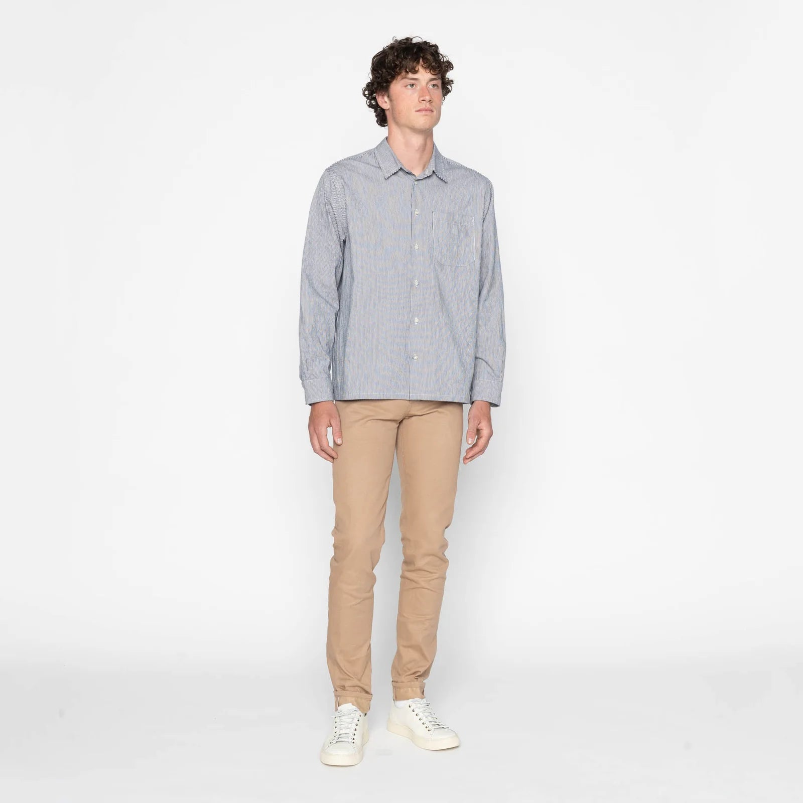 True Shirt - Organic Hickory - Indigo