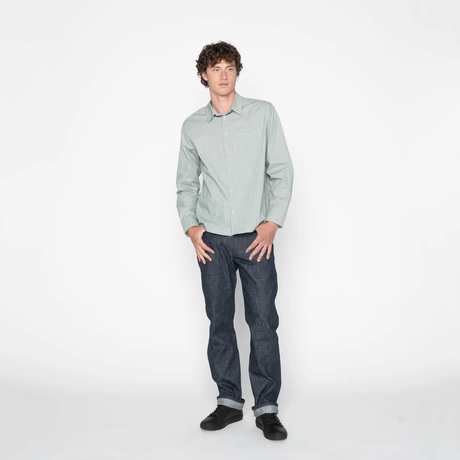 True Shirt - Organic Hickory - Green