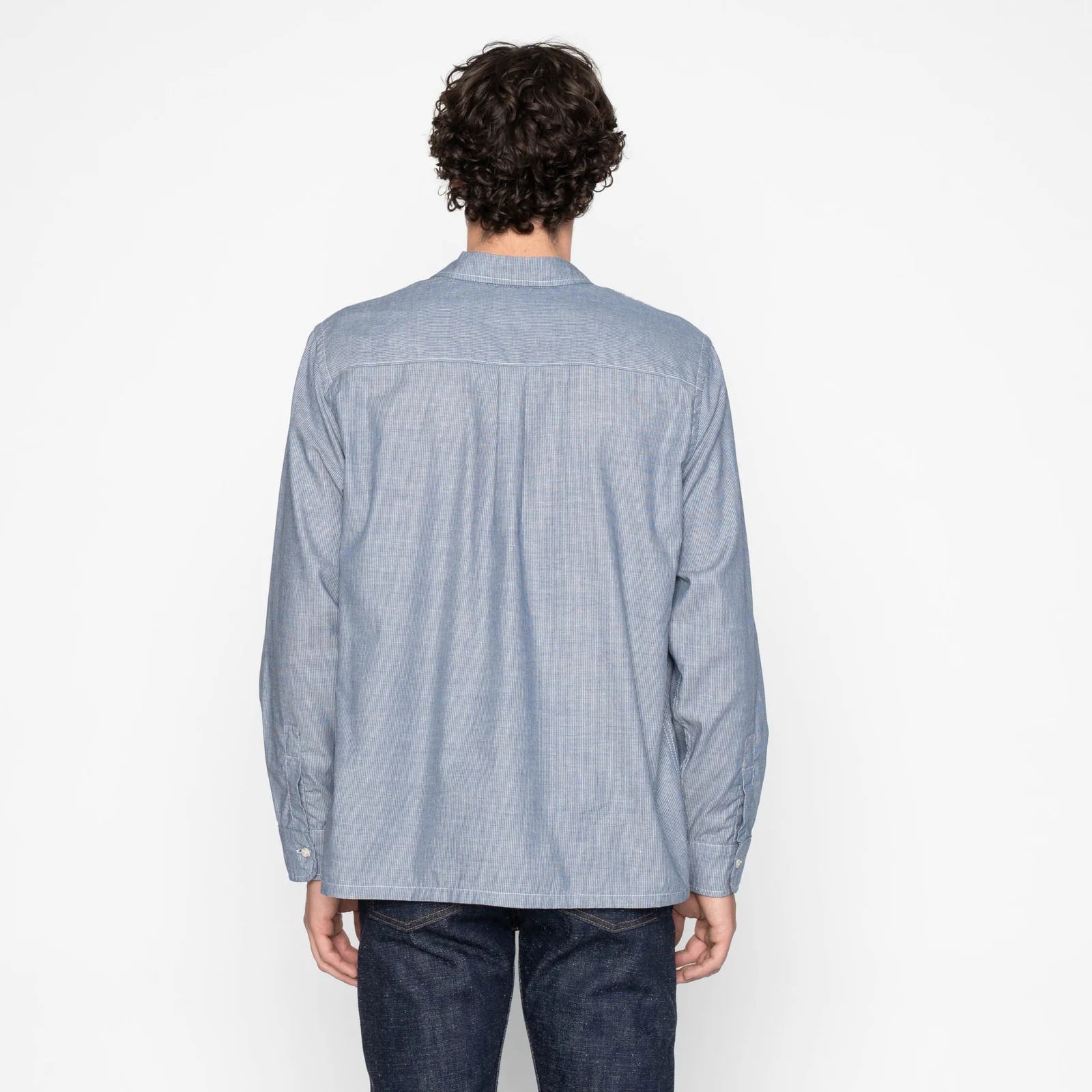 True Shirt - Indigo Stripe Selvedge