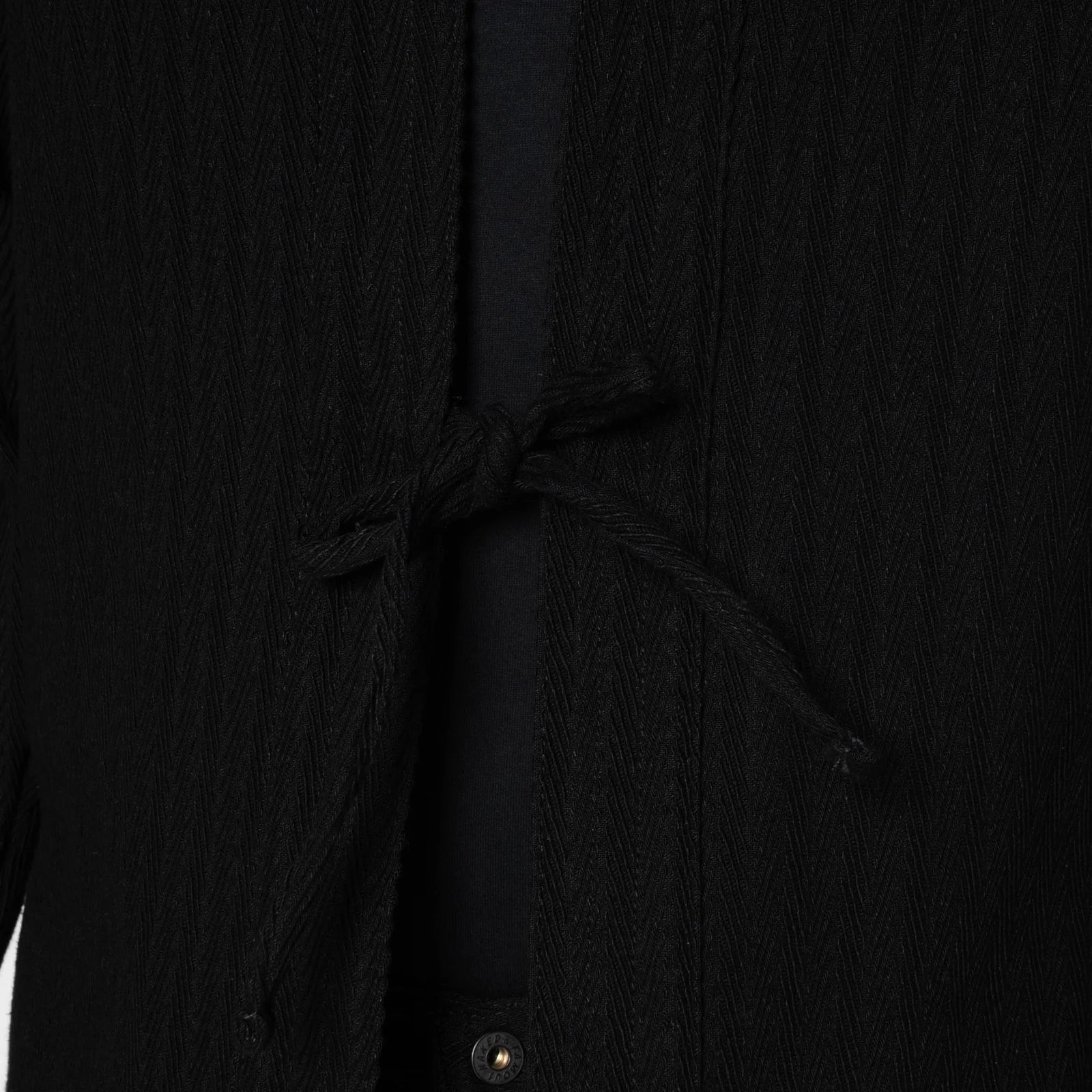 Kimono Shirt - Black Sugiaya