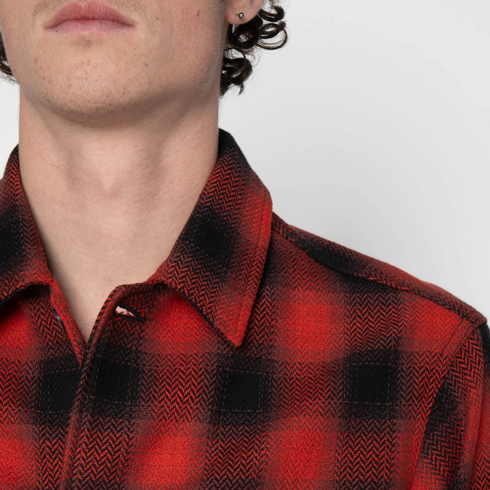 Work Shirt - Trippy Ombre - Red