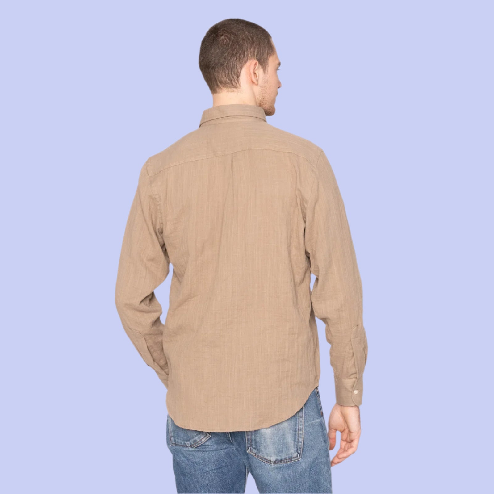 Easy Shirt - Double Weave Slub Gauze - Sand