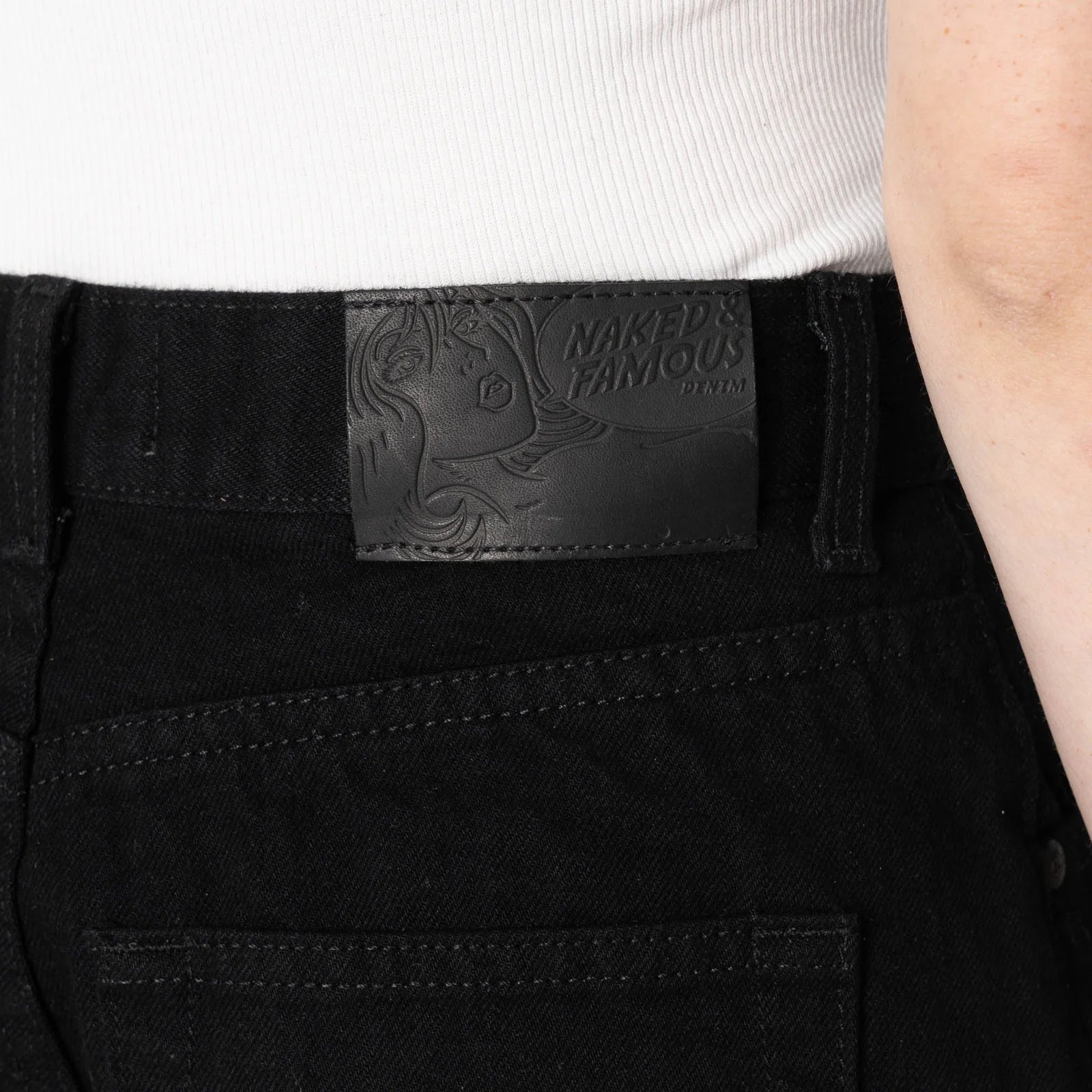 True Girl - Solid Black Selvedge