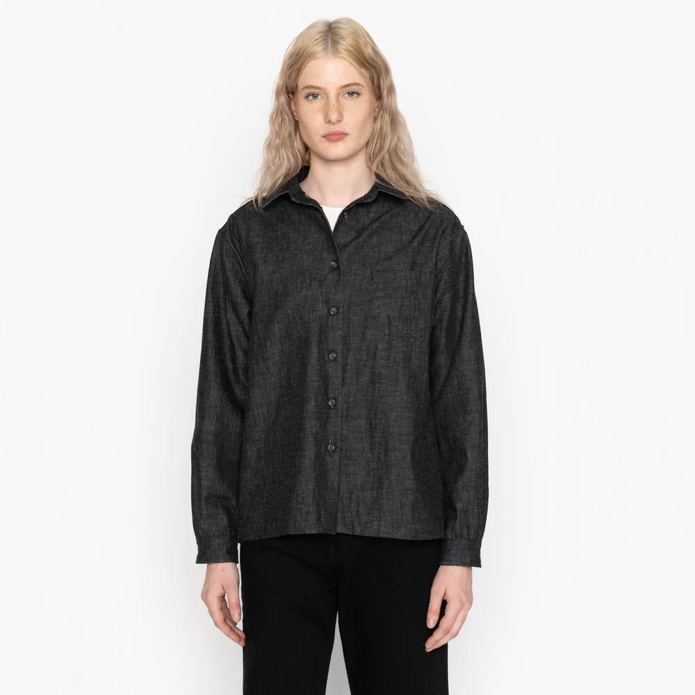 Judy Shirt - Black Lightweight Denim