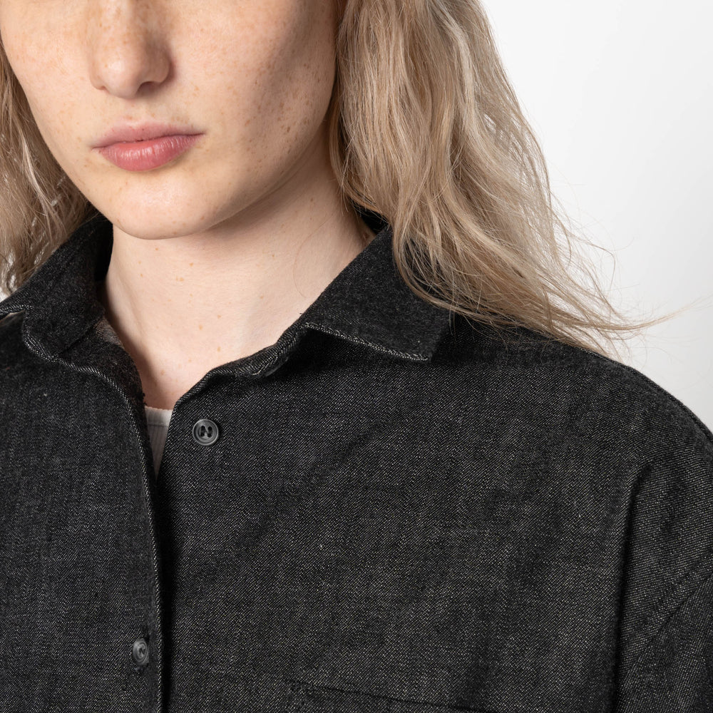 Judy Shirt - Black Lightweight Denim