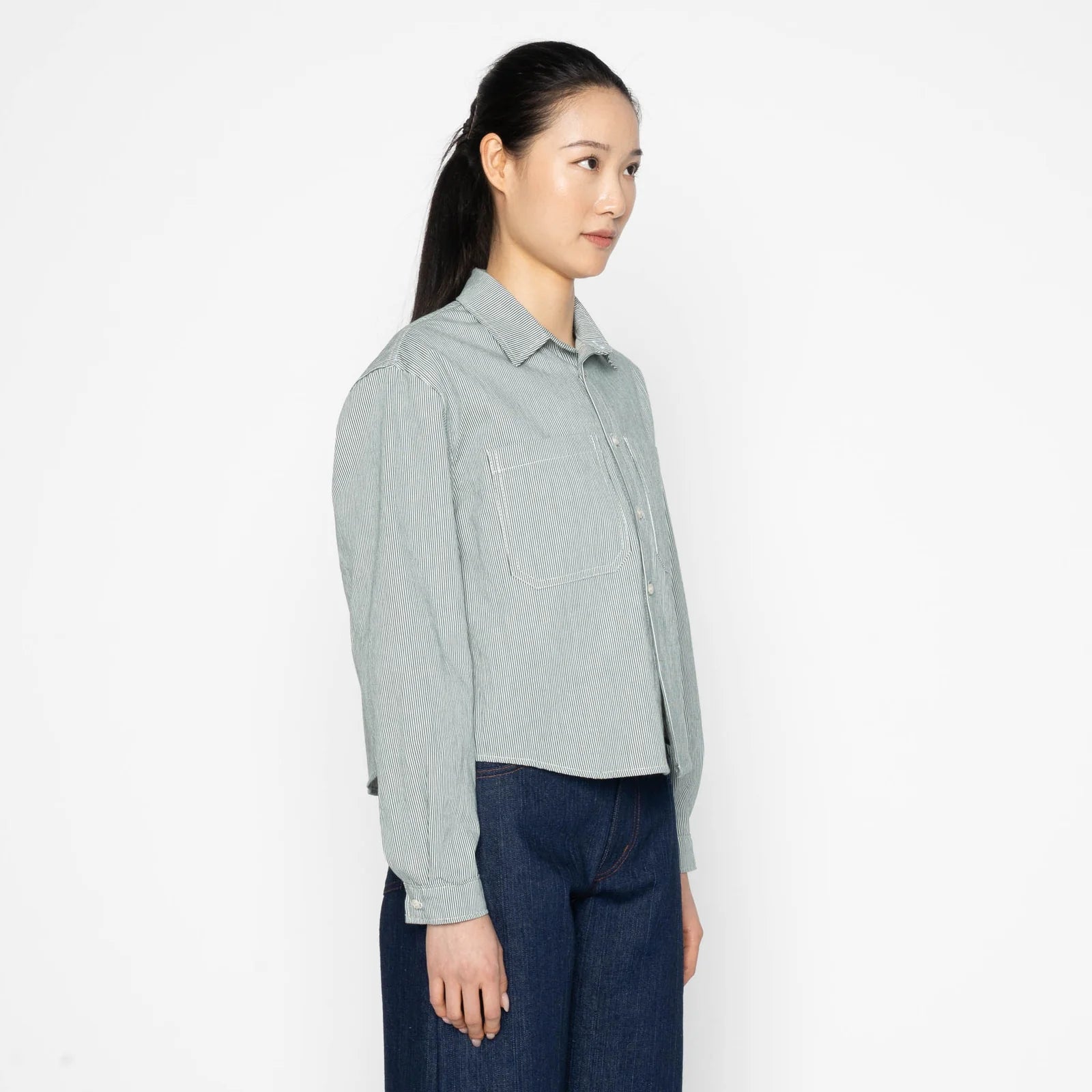 Princeton Shirt - Organic Hickory - Green