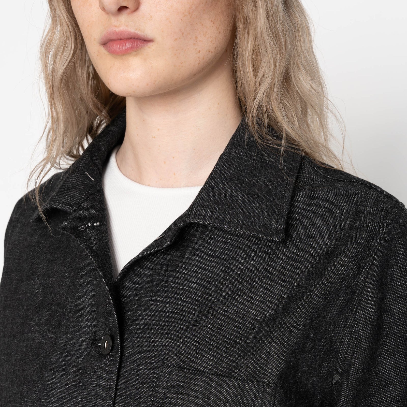 Gracie Jacket - Black Lightweight Denim