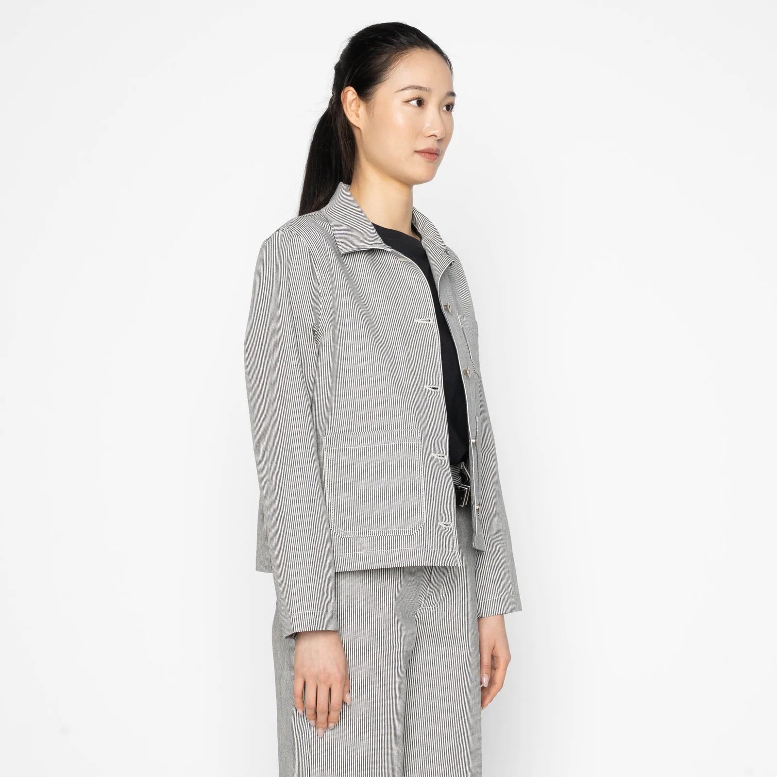 Gracie Jacket - Organic Hickory - Indigo