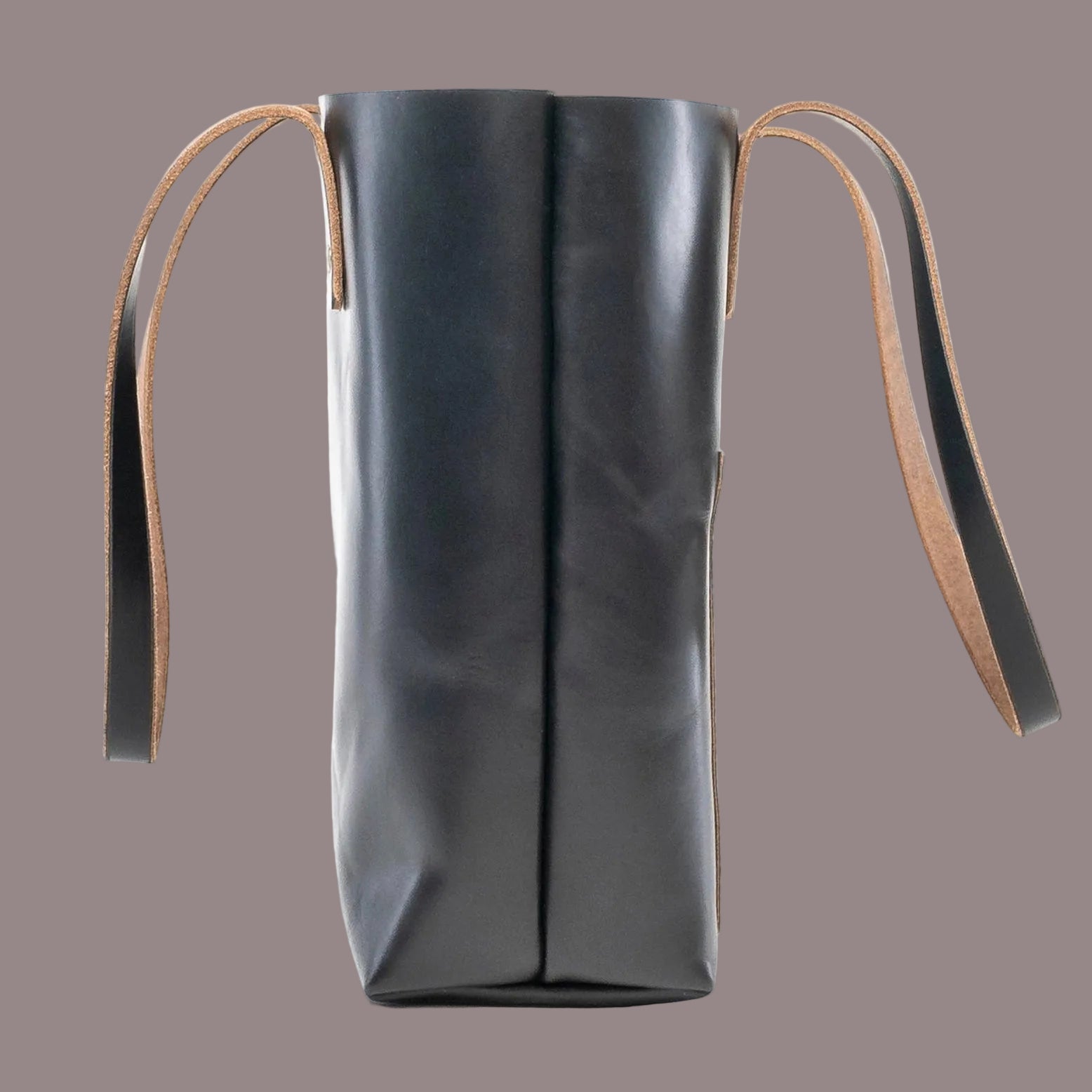 Popov Leather - Leather Weekender Tote - Black
