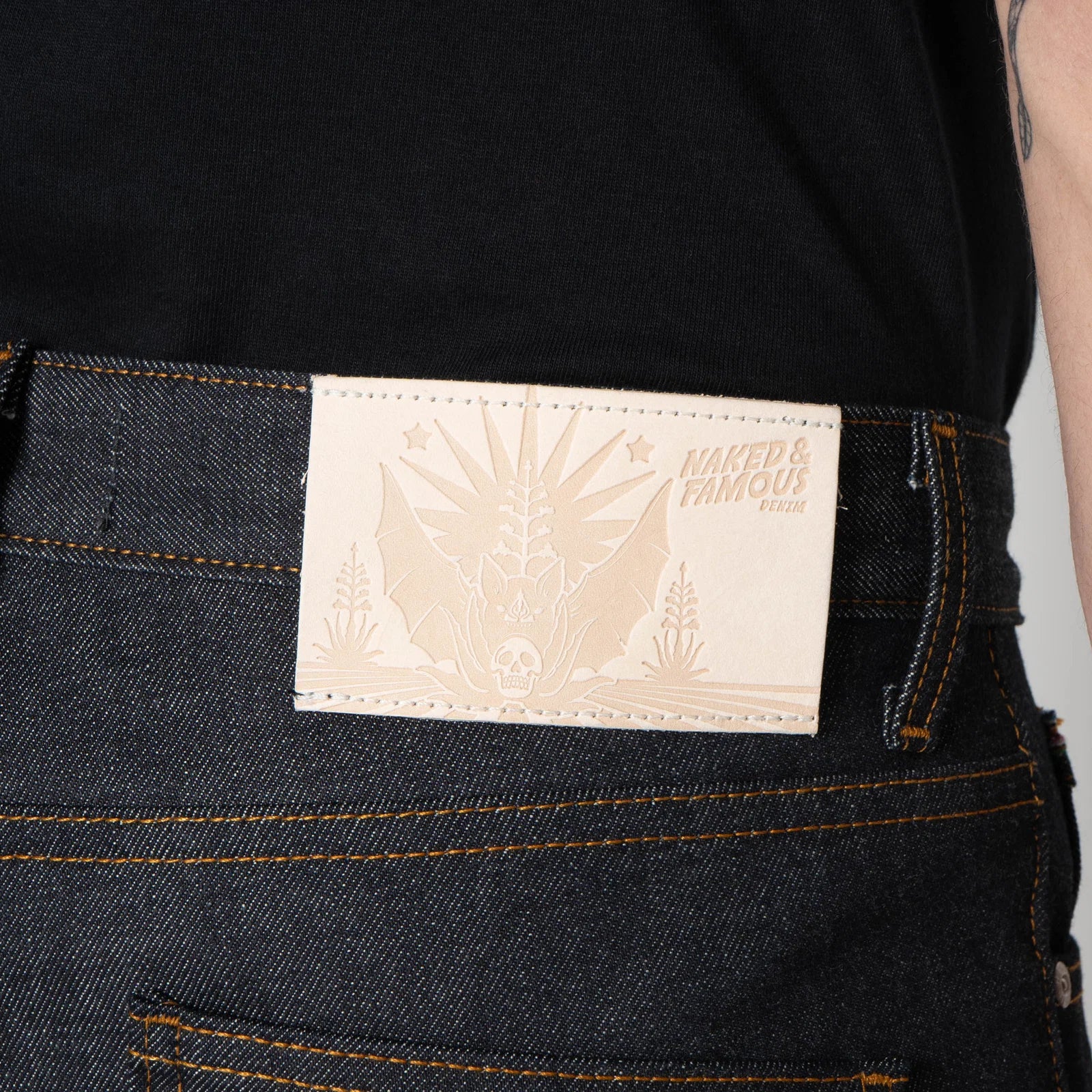 Super Guy - Dia De Los Muertos Selvedge - Bat
