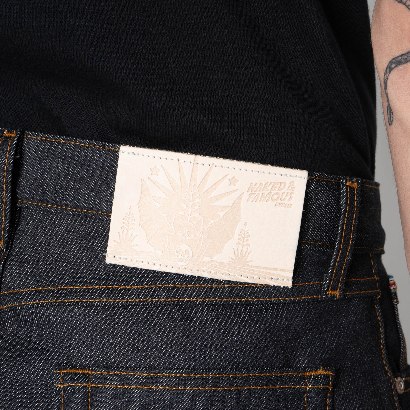 True Guy - Dia De Los Muertos Selvedge - Bat