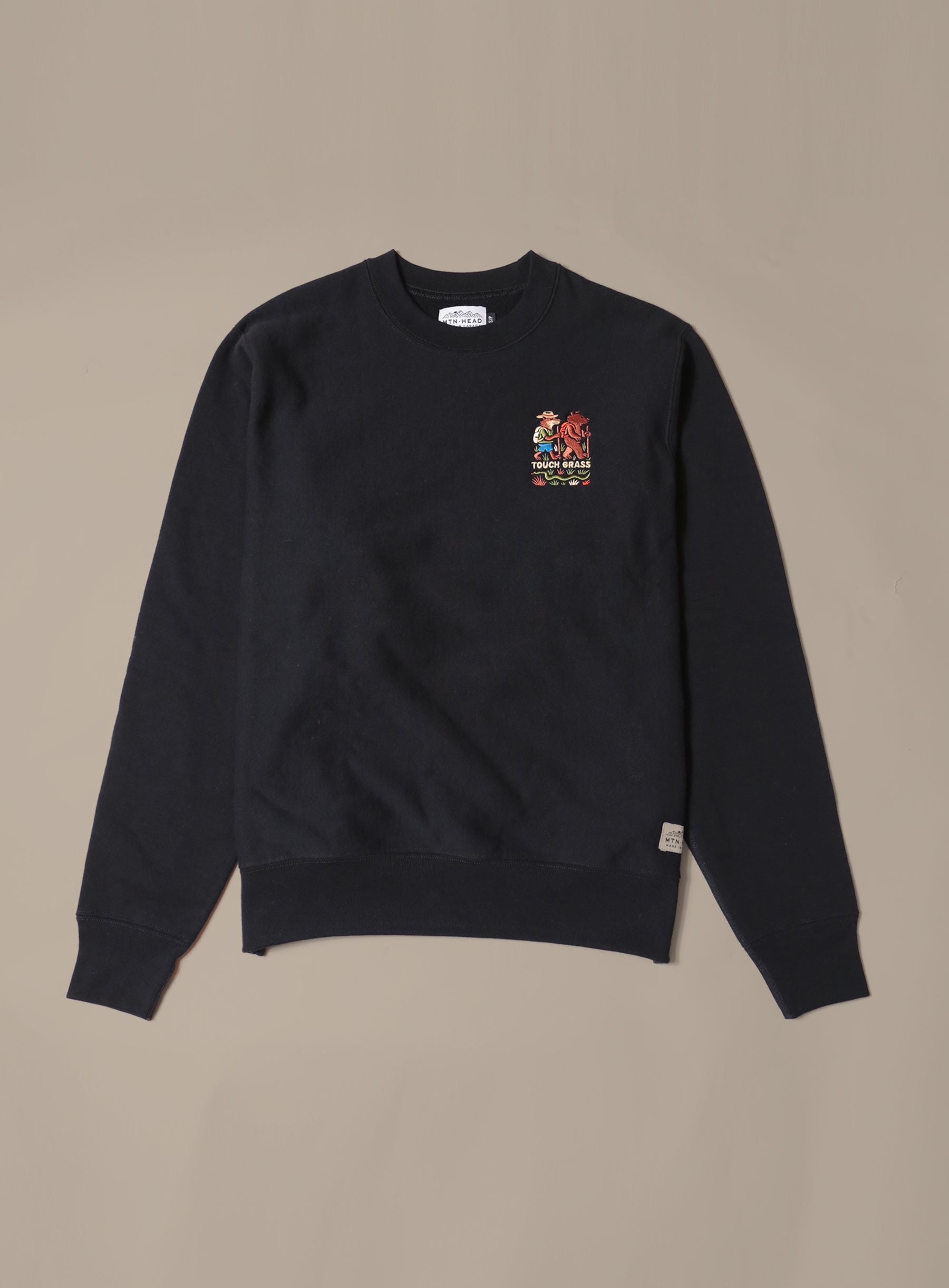 Cabin Crew - Black - Touch Grass Embroidery
