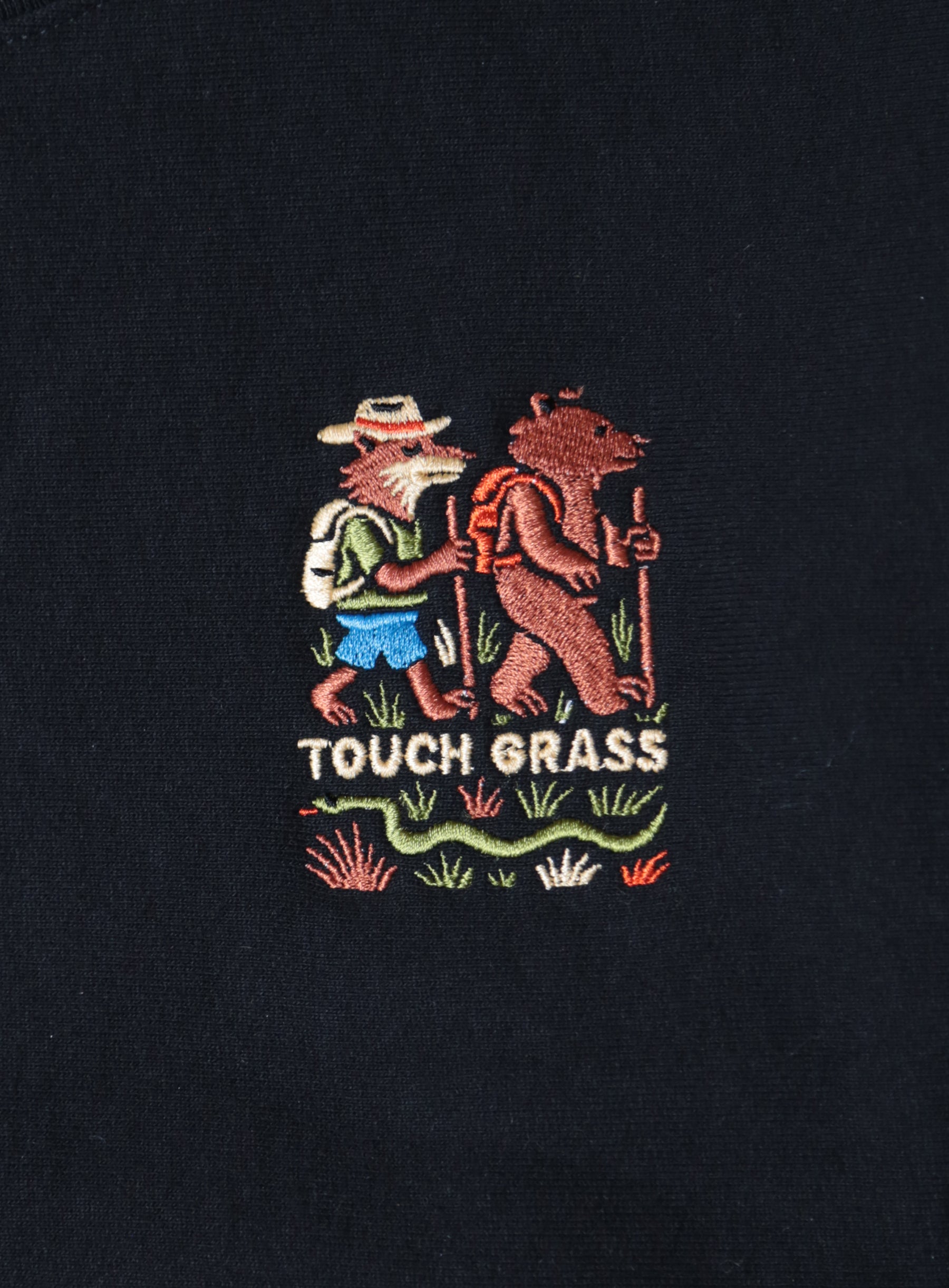 Cabin Crew - Black - Touch Grass Embroidery