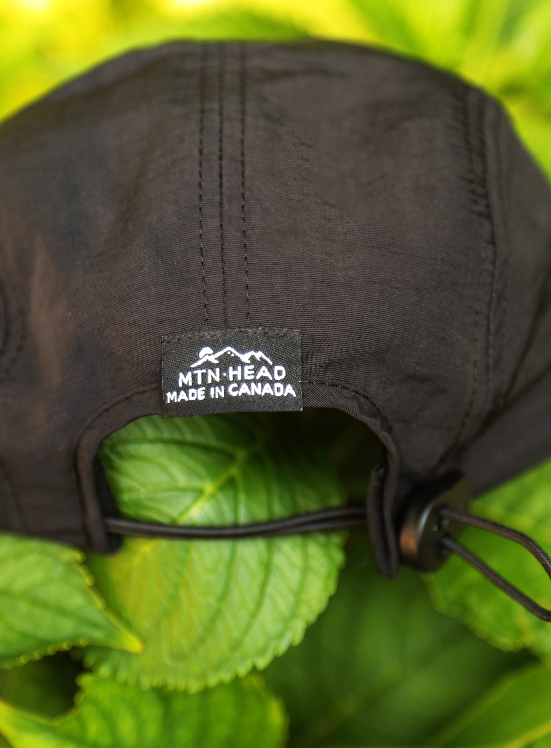 Trail Hat - Black Nylon - Boat Bear Embroidery