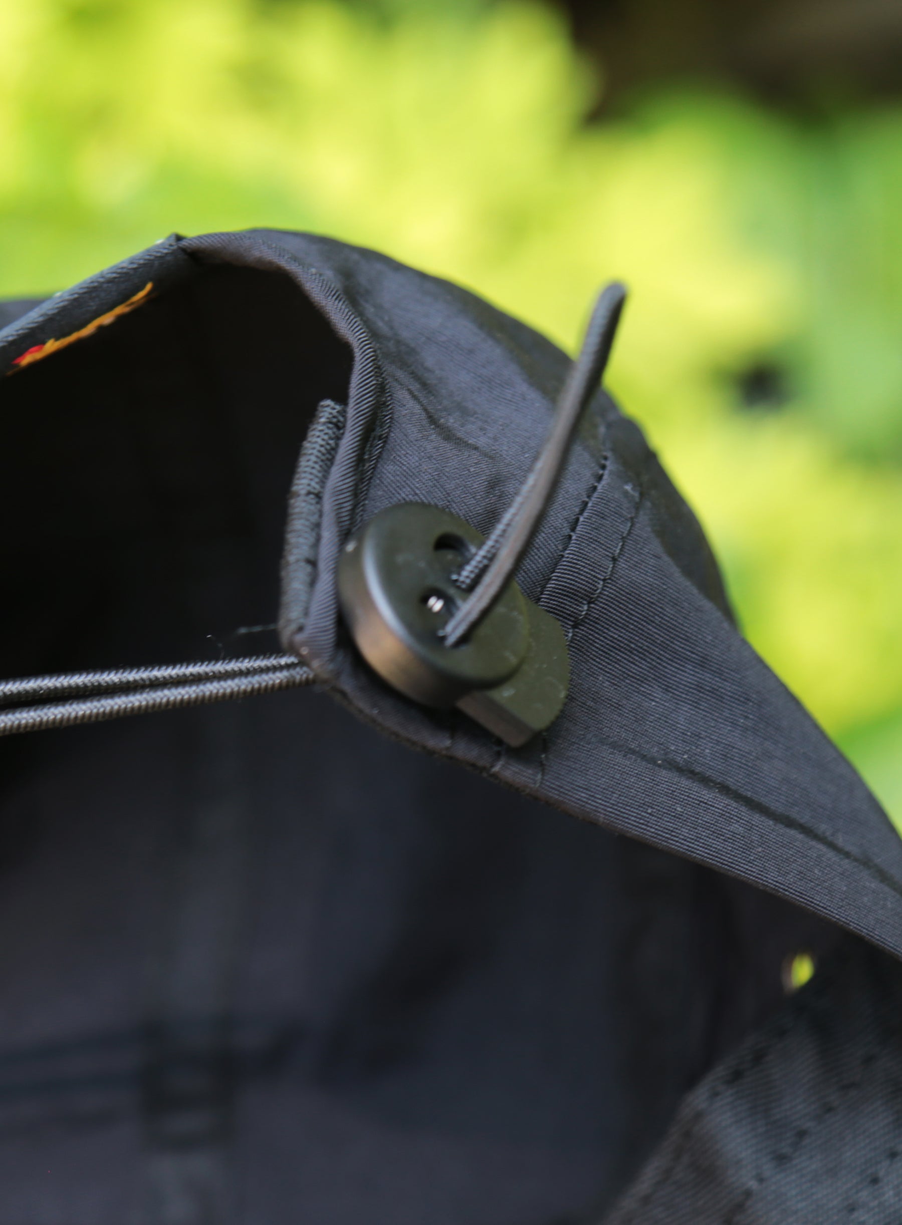 Trail Hat - Black Nylon - Boat Bear Embroidery