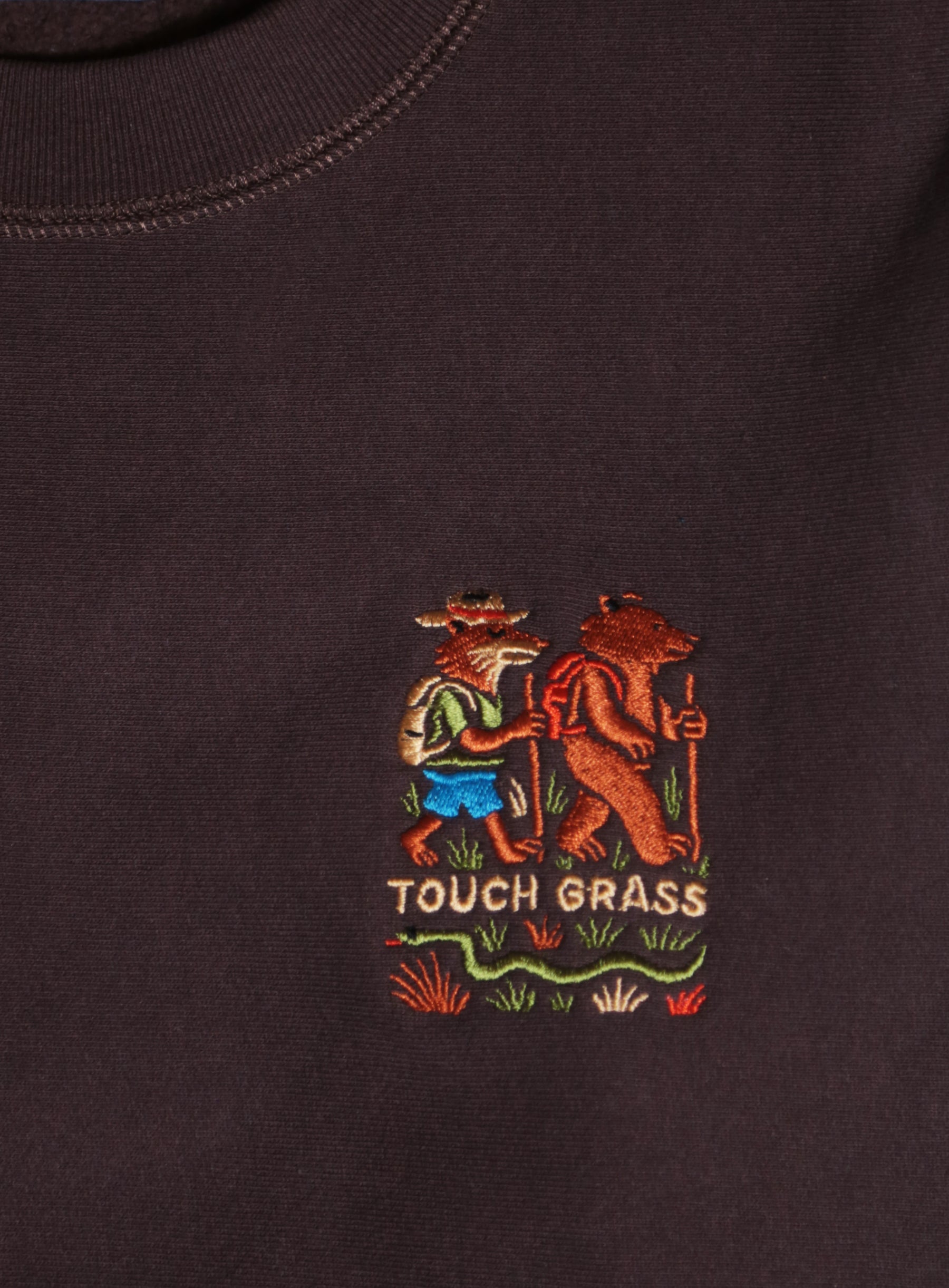 Cabin Crew - Brown - Touch Grass Embroidery