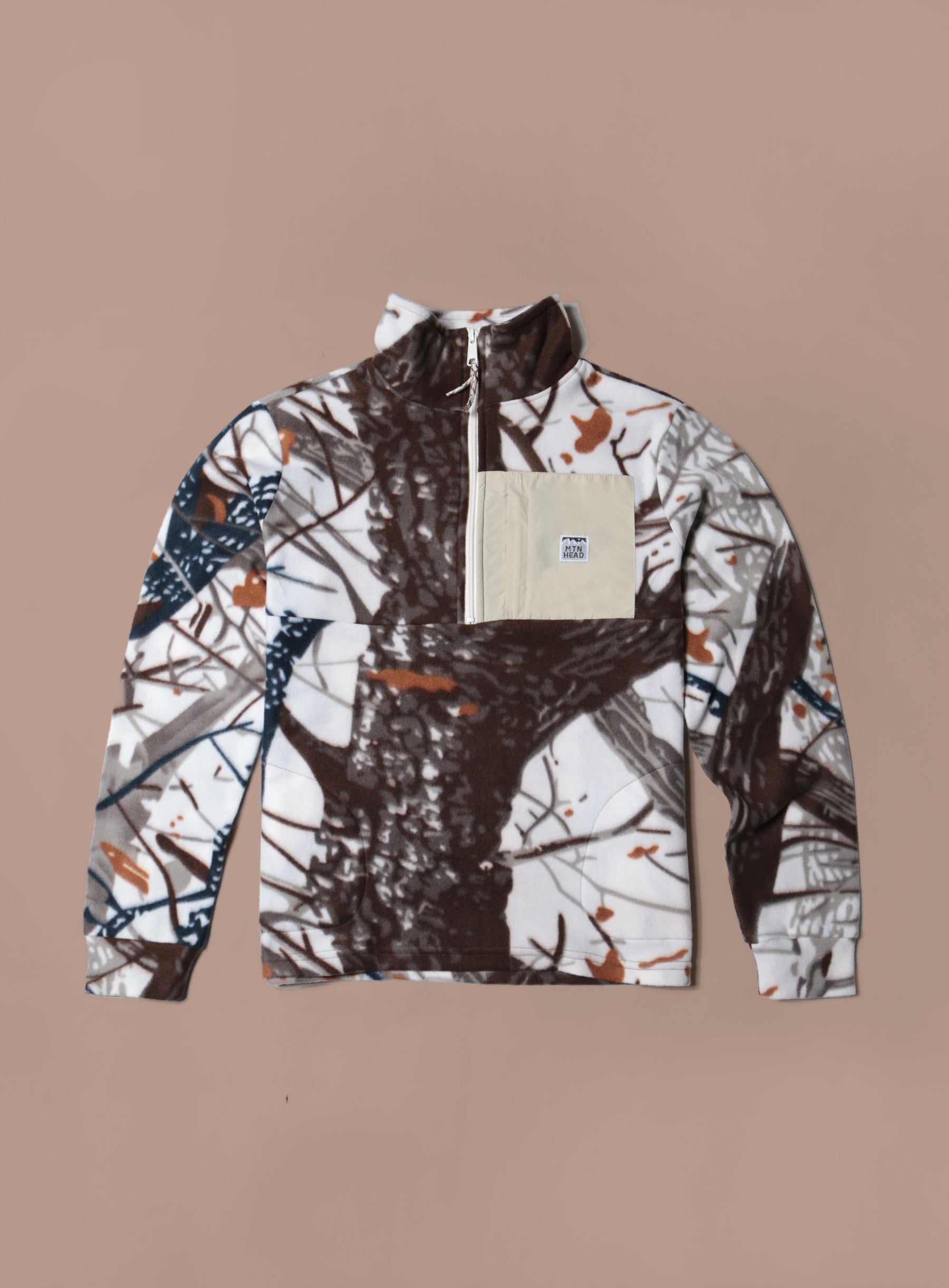 Alpine 1/4 Zip  - Polar Fleece - Tree Camo