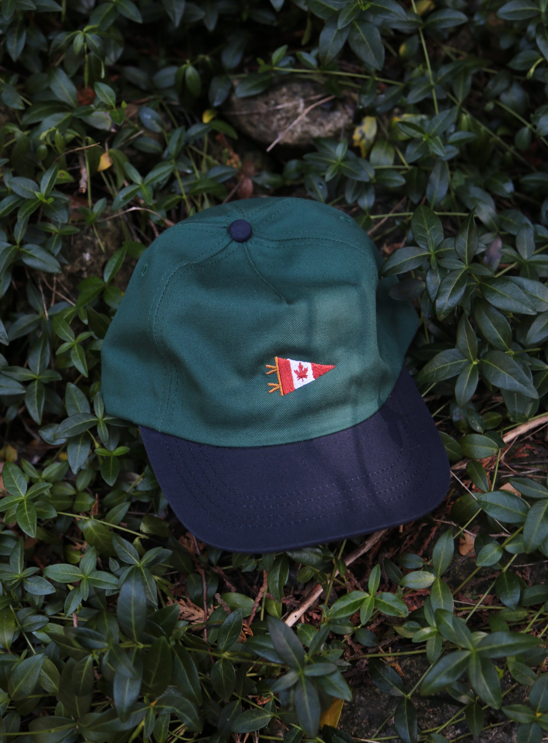 6 Panel - Forest/Navy - Canada Pennant Embroidery