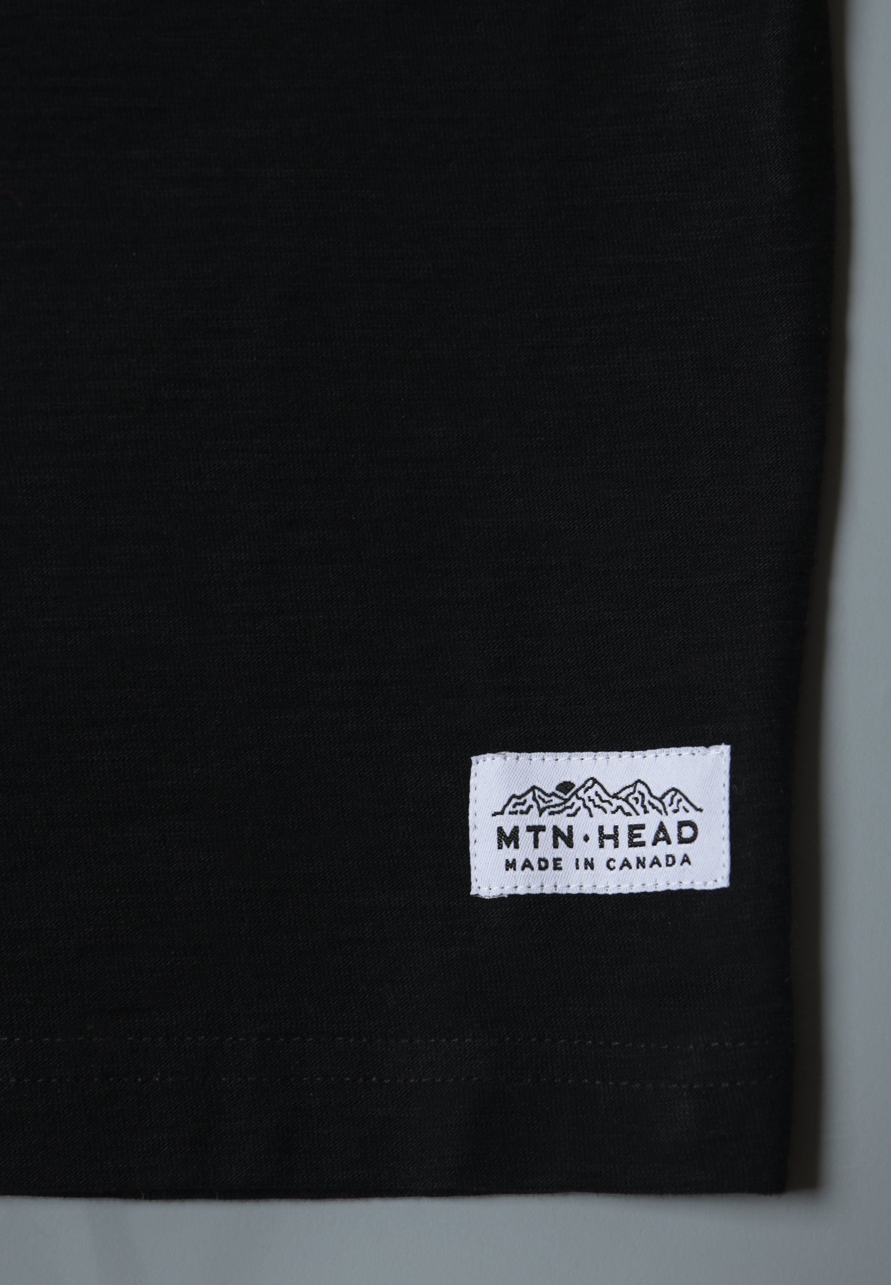 Heavy Weight Tee - Black - Canada Pennant Embroidery