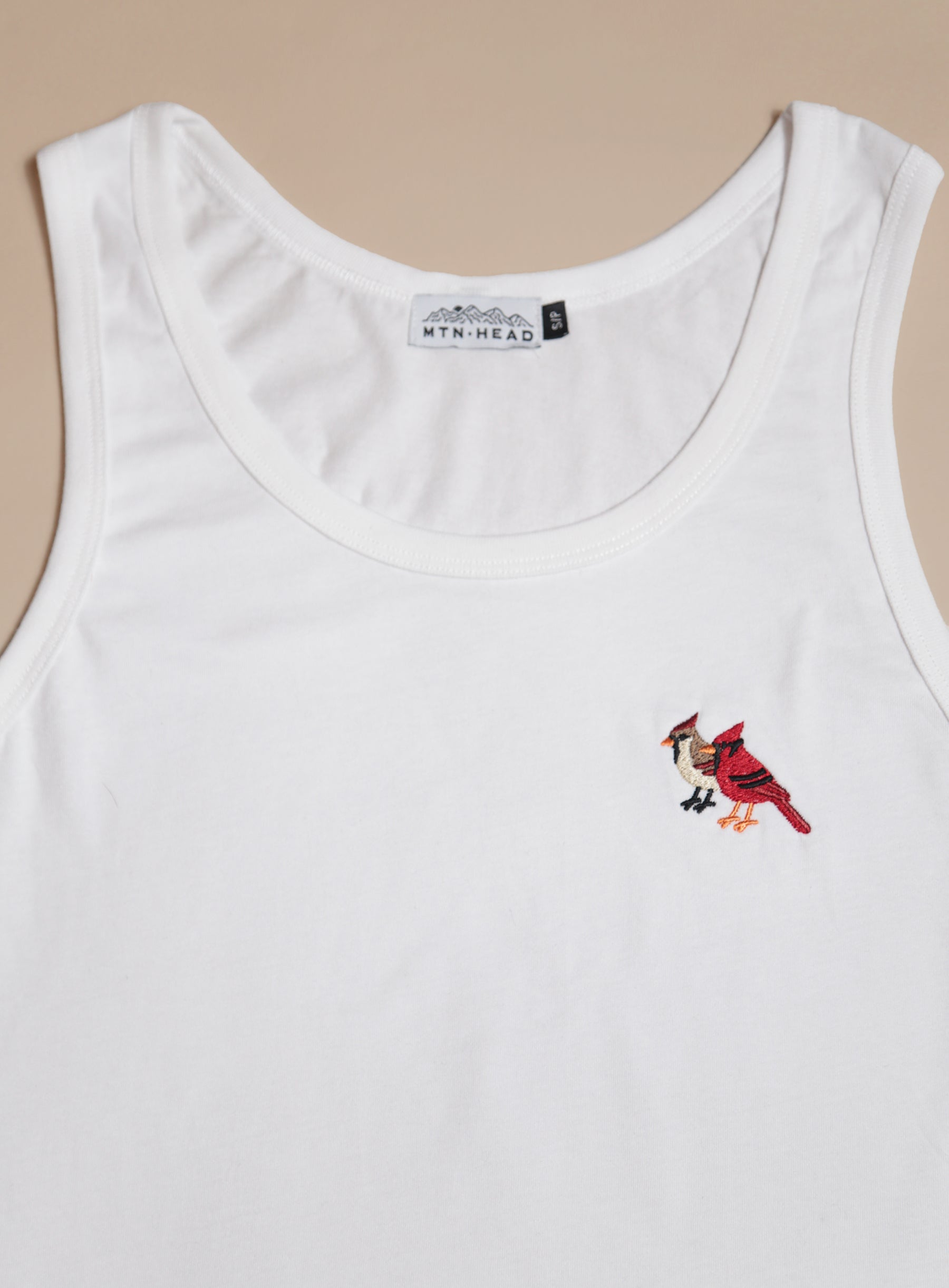 Tank Top - White - Cardinal Embroidery