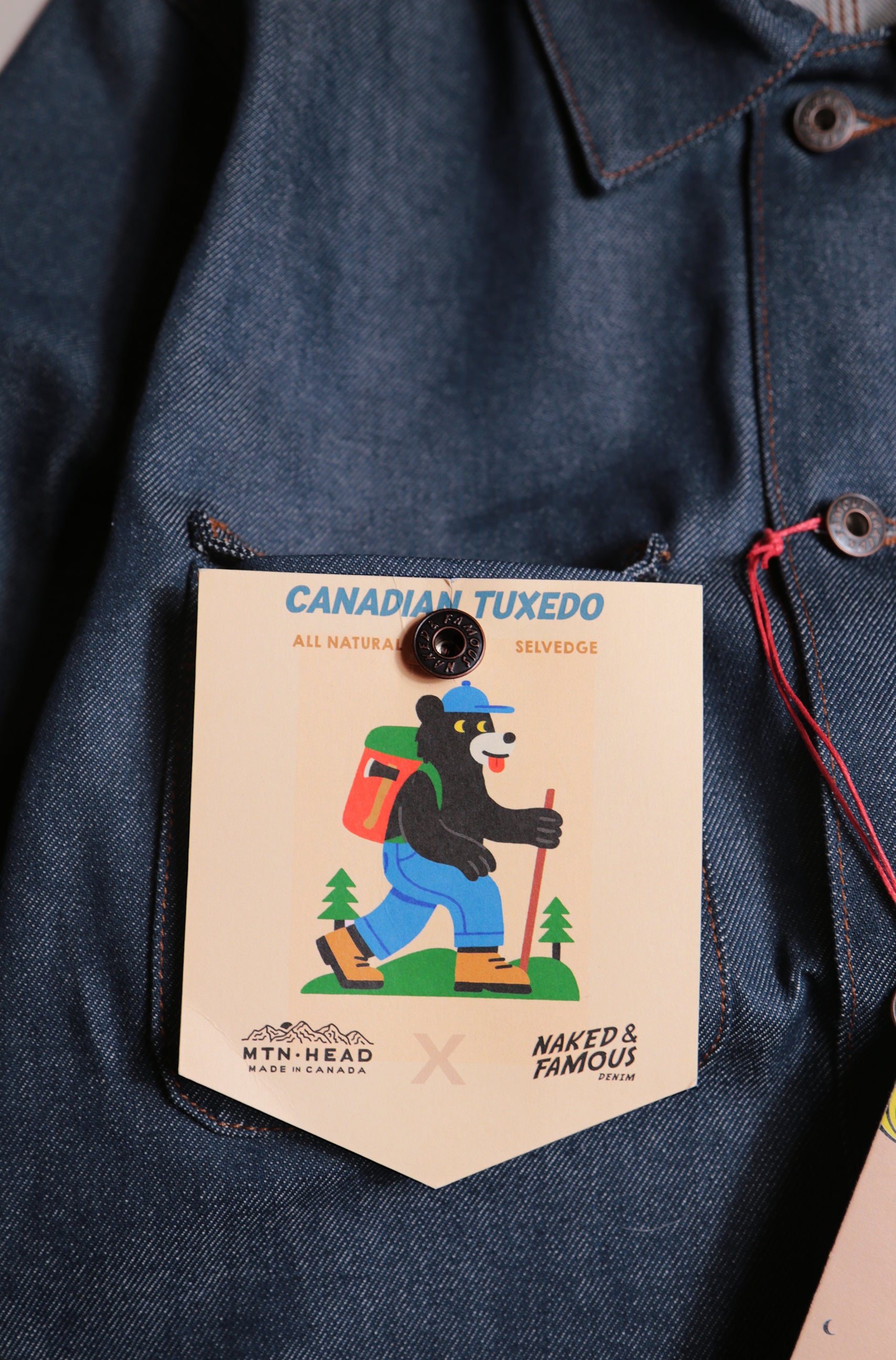 Chore Coat - Natural Indigo Selvedge - Canadian Tuxedo N&F Collab