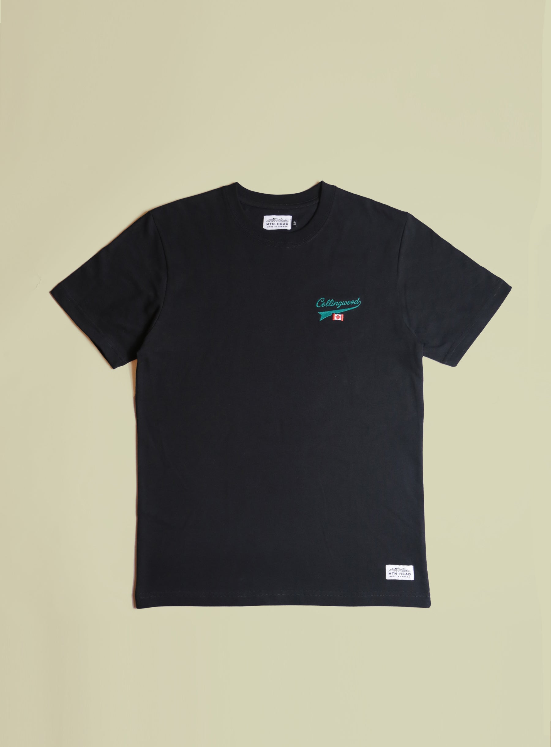 Heavy Weight Tee - Black - Collingwood Embroidery