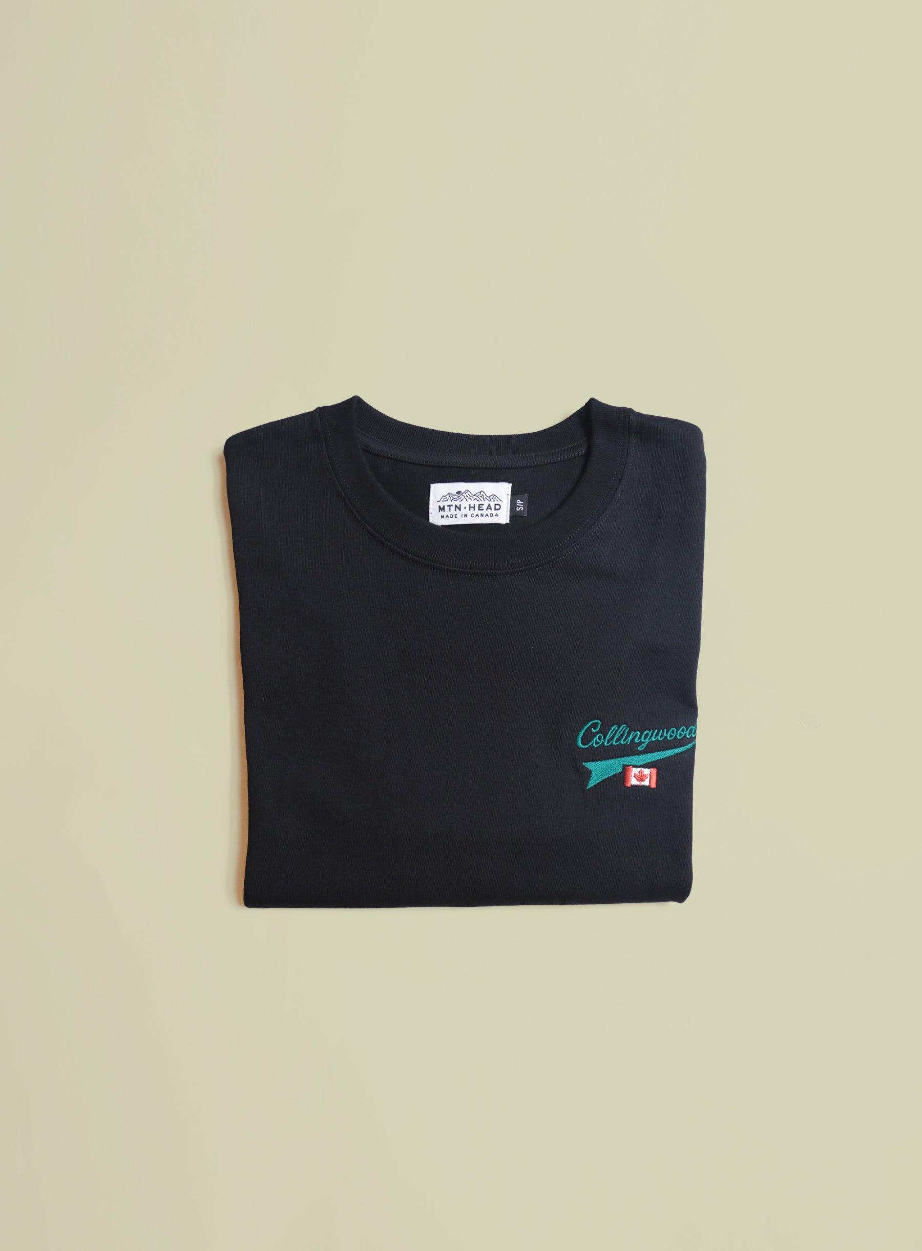 Heavy Weight Tee - Black - Collingwood Embroidery