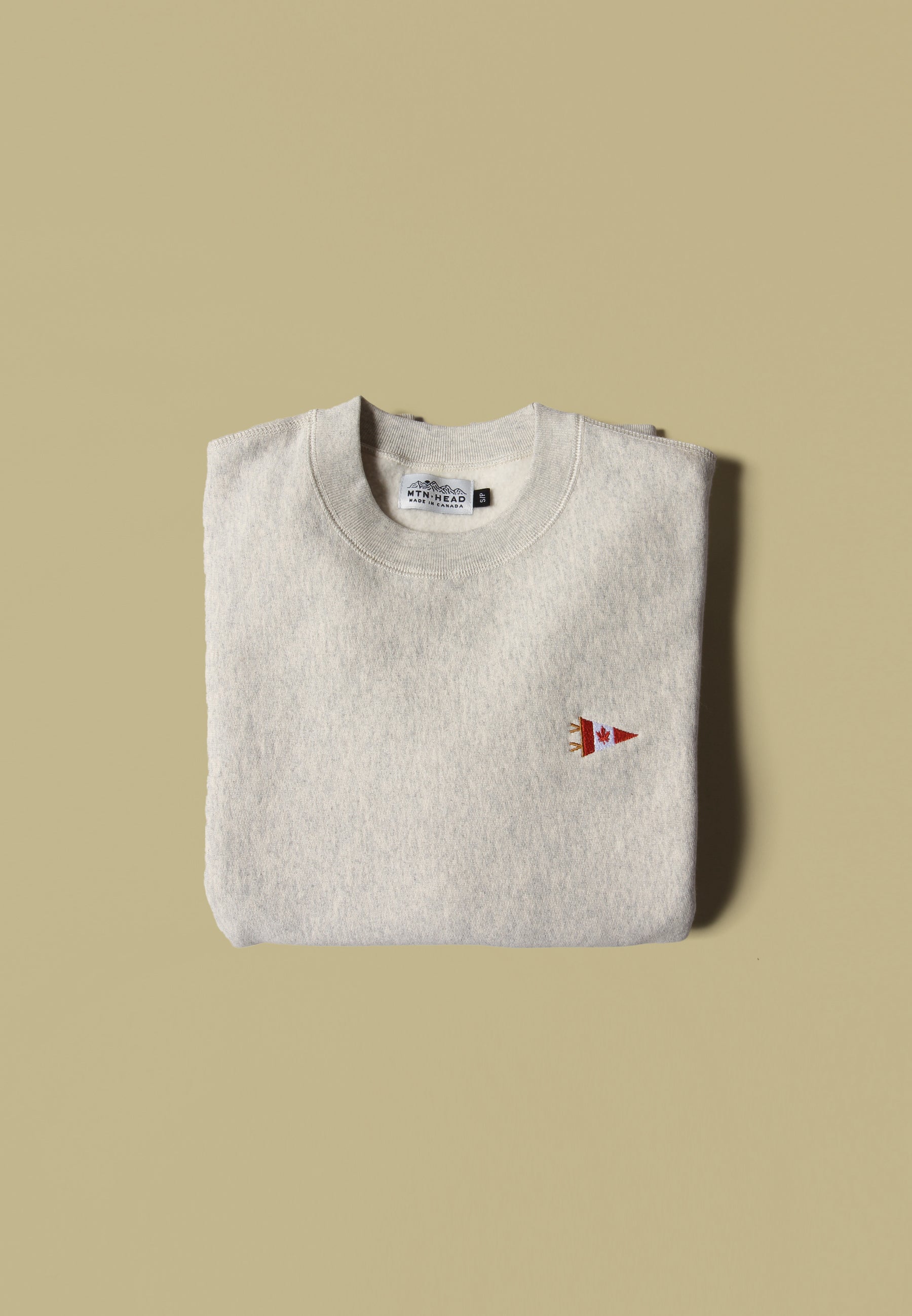 Cabin Crew - Oatmeal - Canada Pennant Embroidery