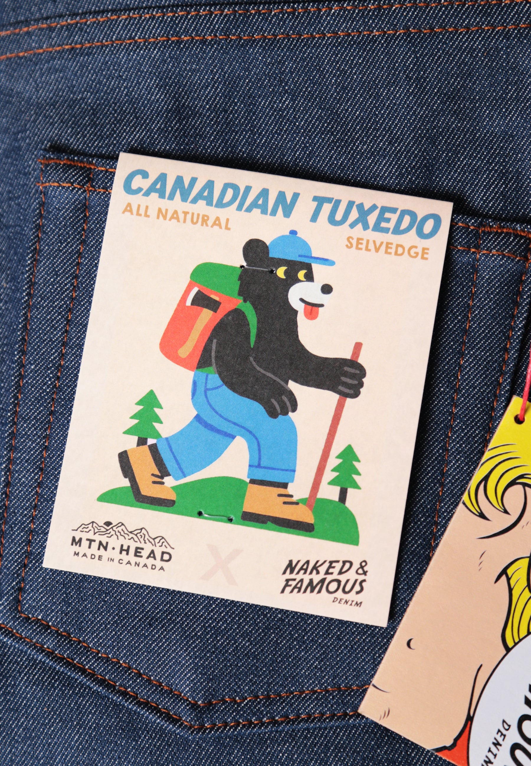 Easy Guy - Natural Indigo Selvedge - Canadian Tuxedo N&F Collab