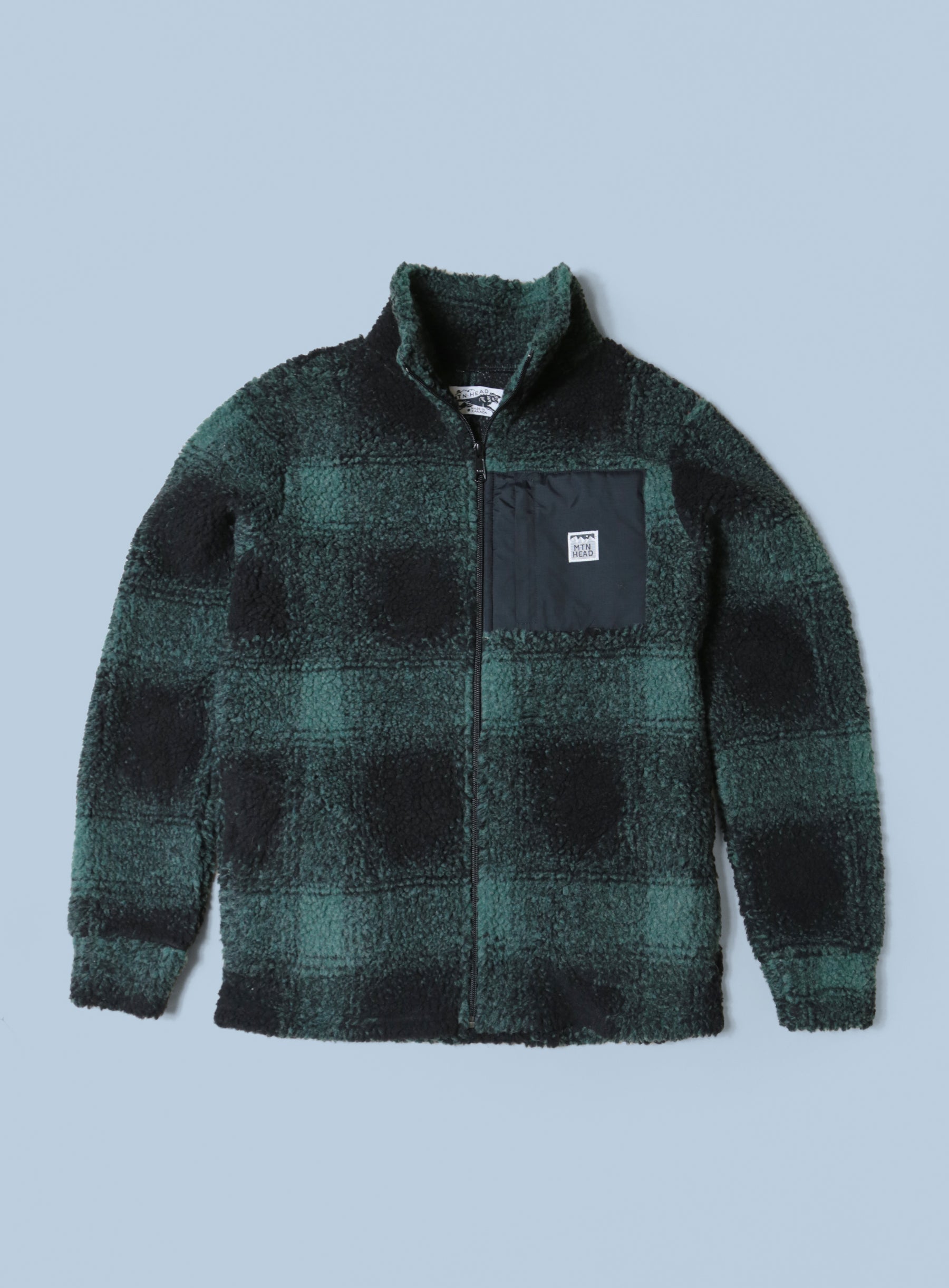 Alpine Full Zip  - Forest Buffalo Sherpa