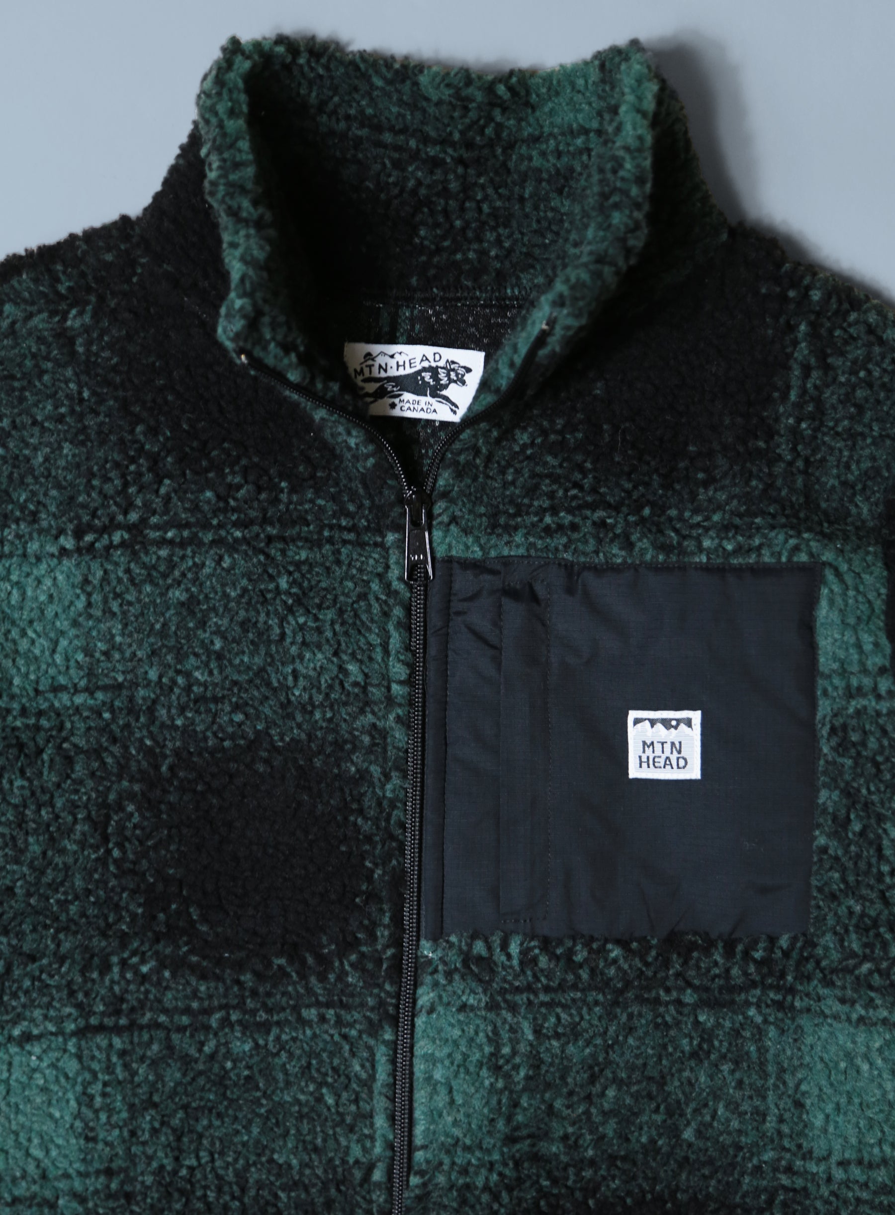 Alpine Full Zip  - Forest Buffalo Sherpa