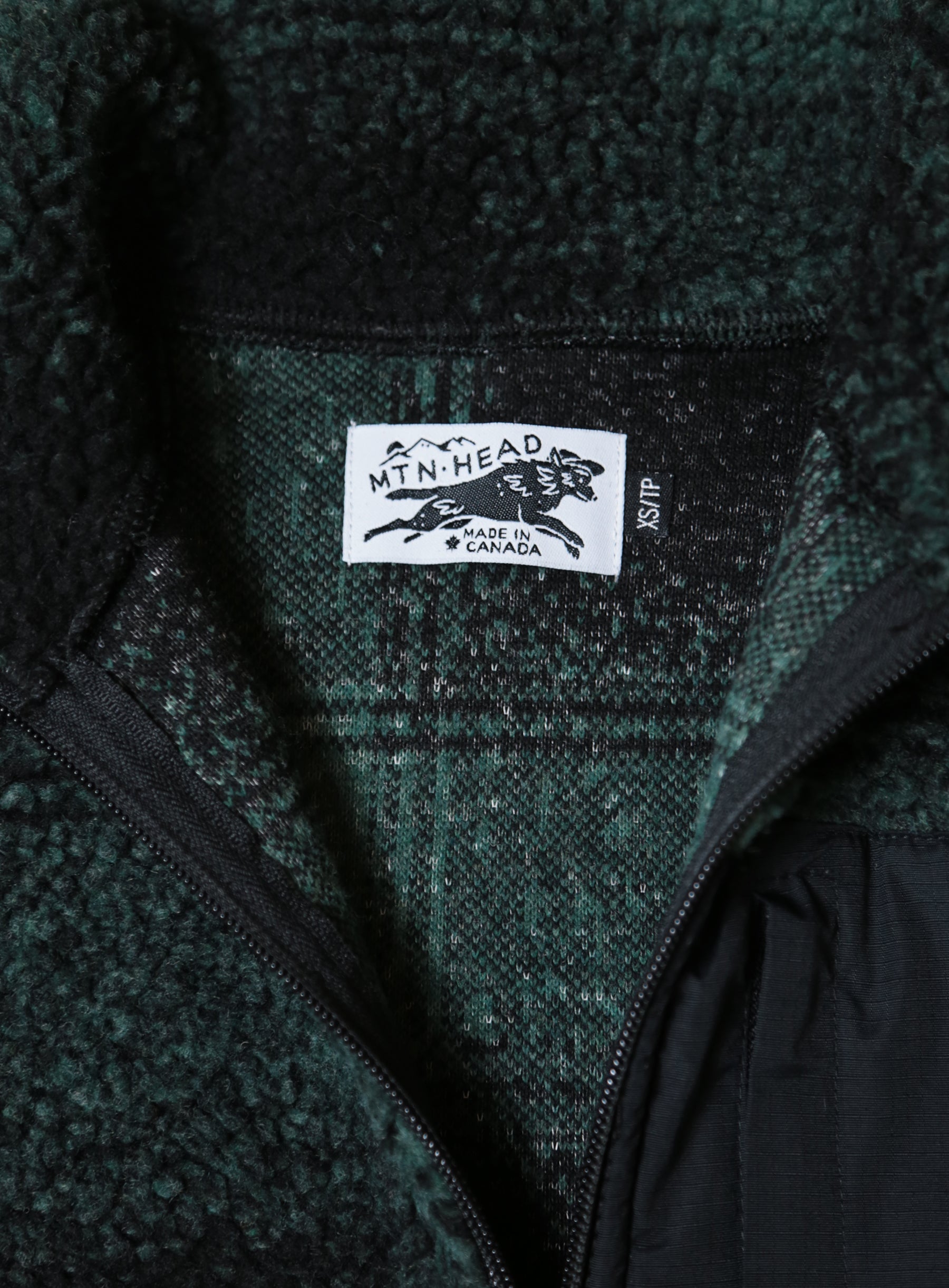 Alpine Full Zip  - Forest Buffalo Sherpa