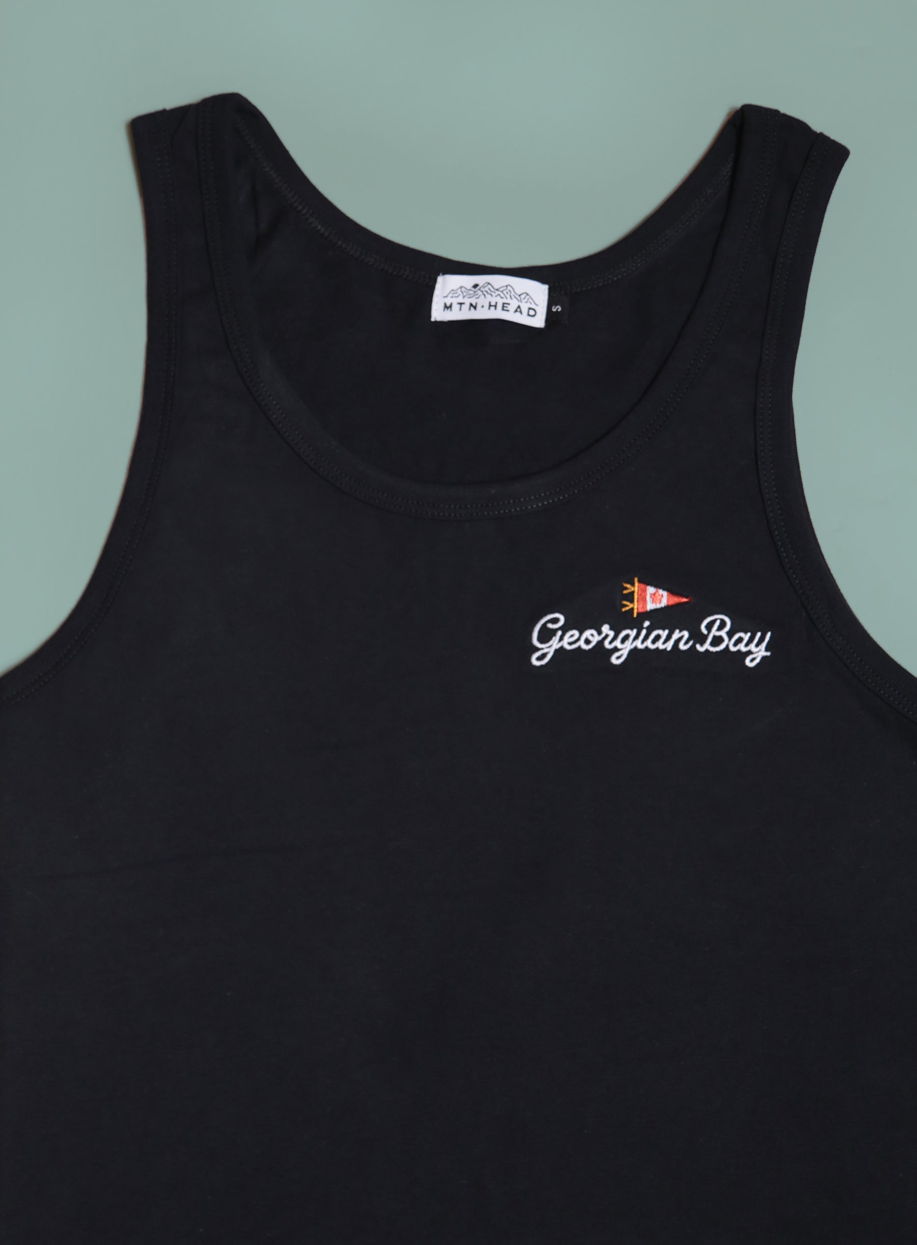 Tank Top - Black - Georgian Bay Embroidery