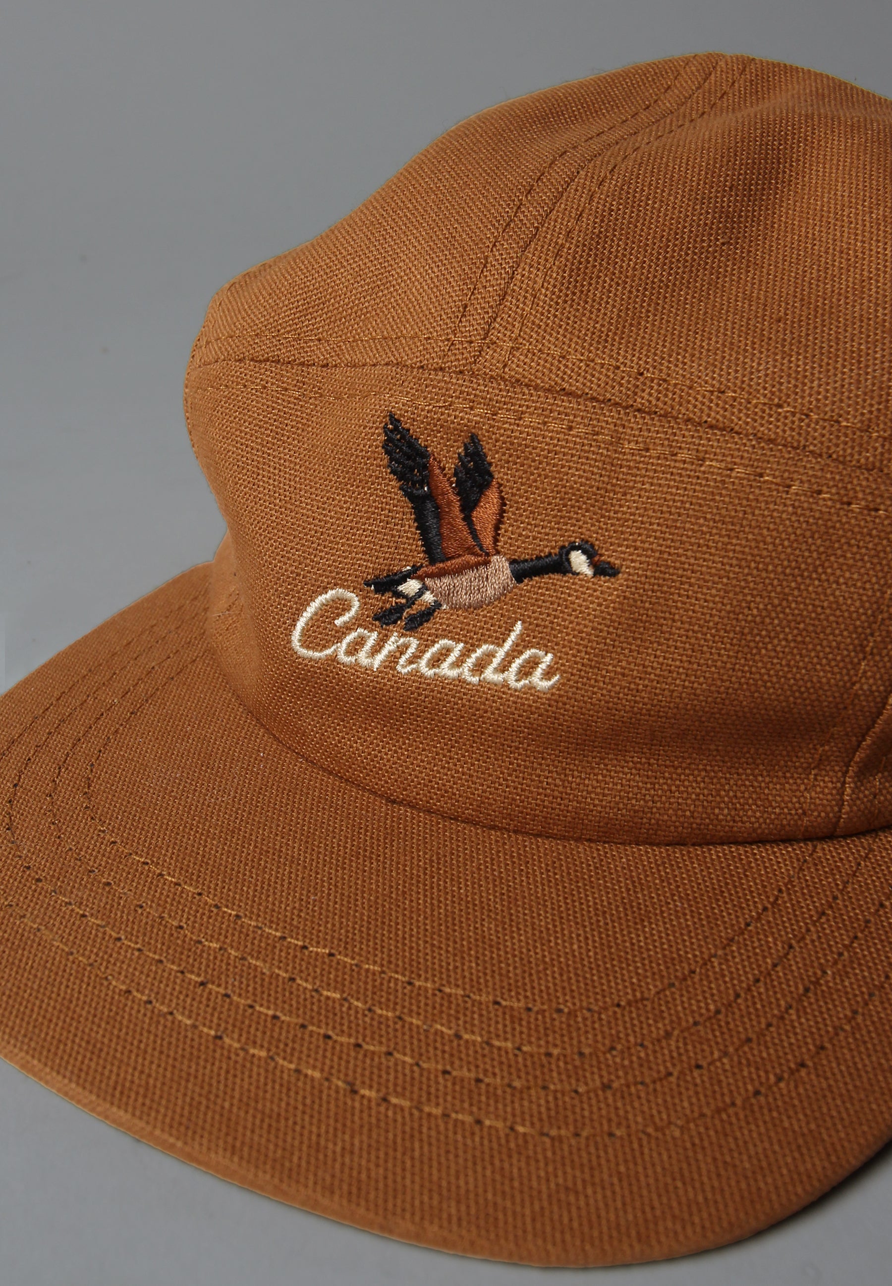 5 Panel - Rust - Goose Embroidery - Stanfields Collab