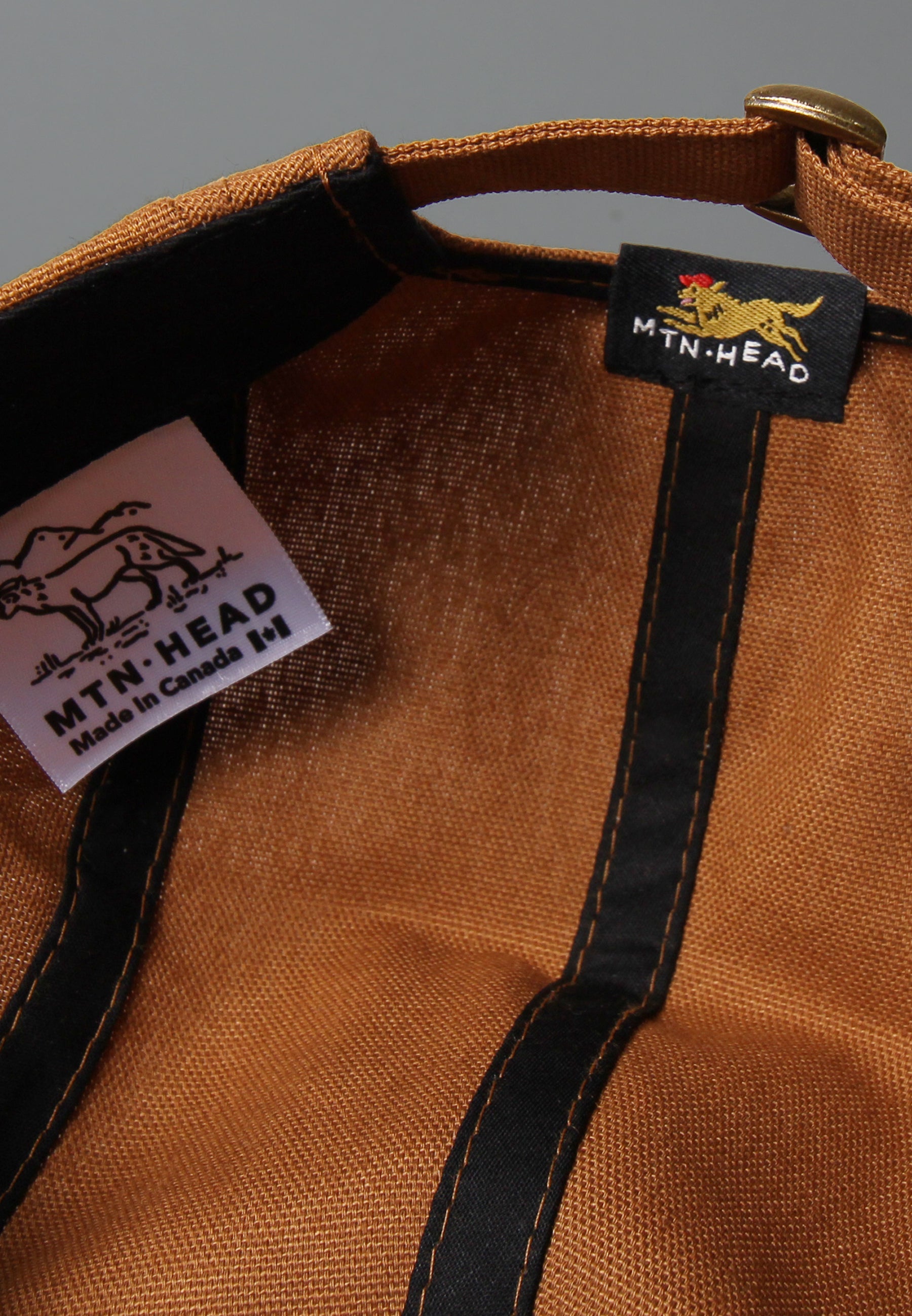 Kids 5 Panel - Rust - Goose Embroidery - Stanfields Collab