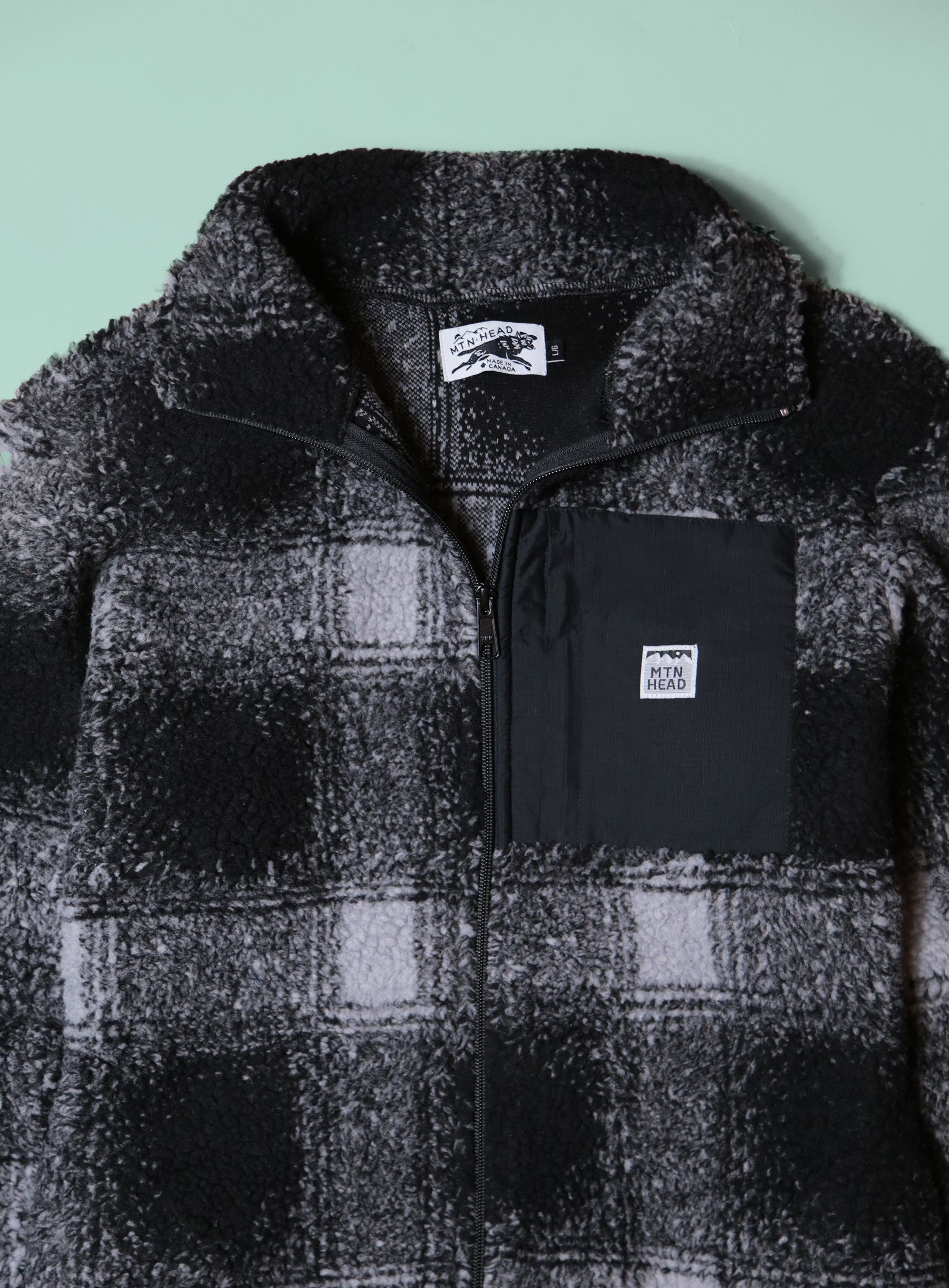 Alpine Full Zip  - Ombre Buffalo Sherpa