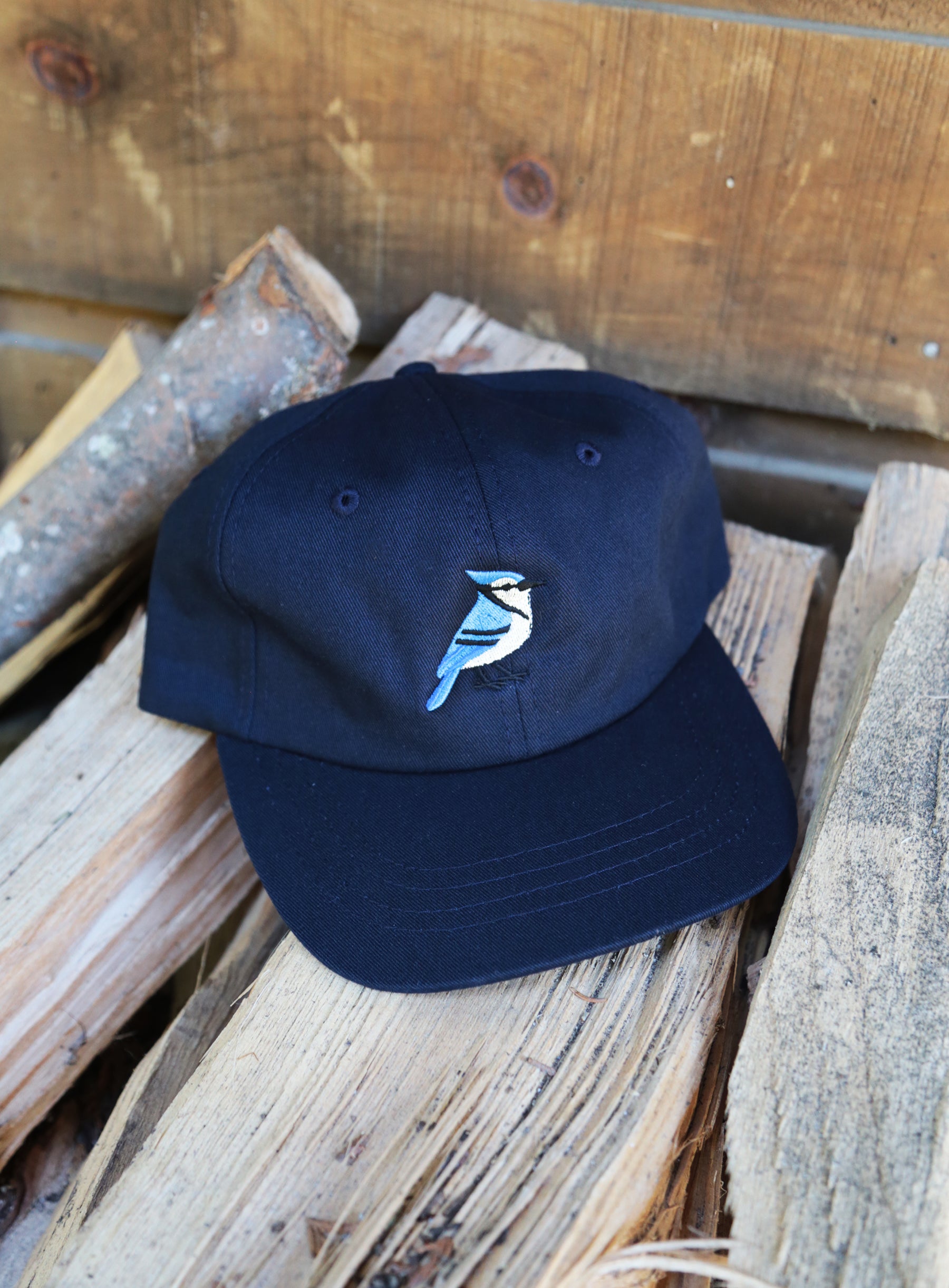 Kids 6 Panel - Navy - Blue Jay Embroidery