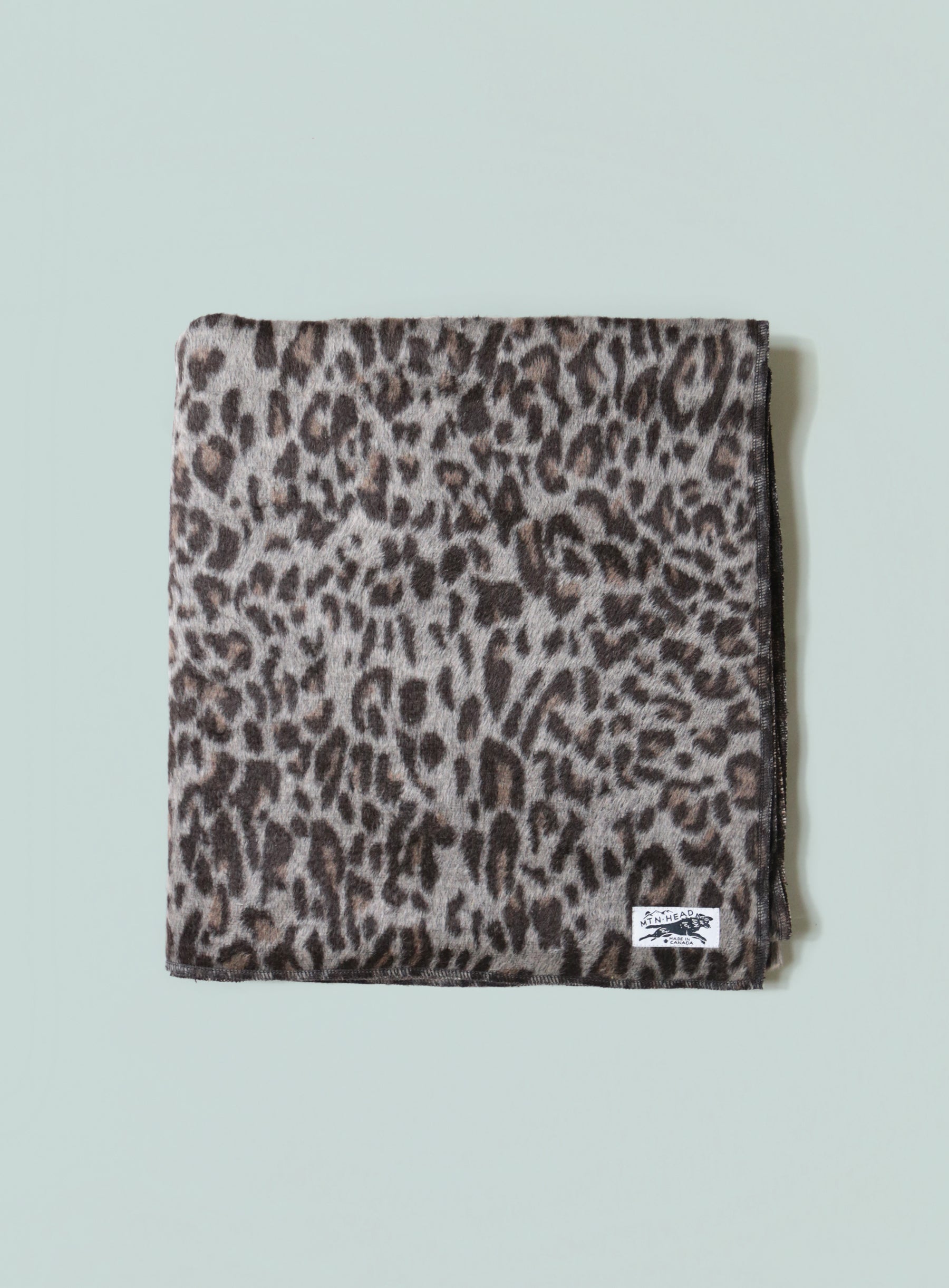 Wool Cabin Blanket - Leopard