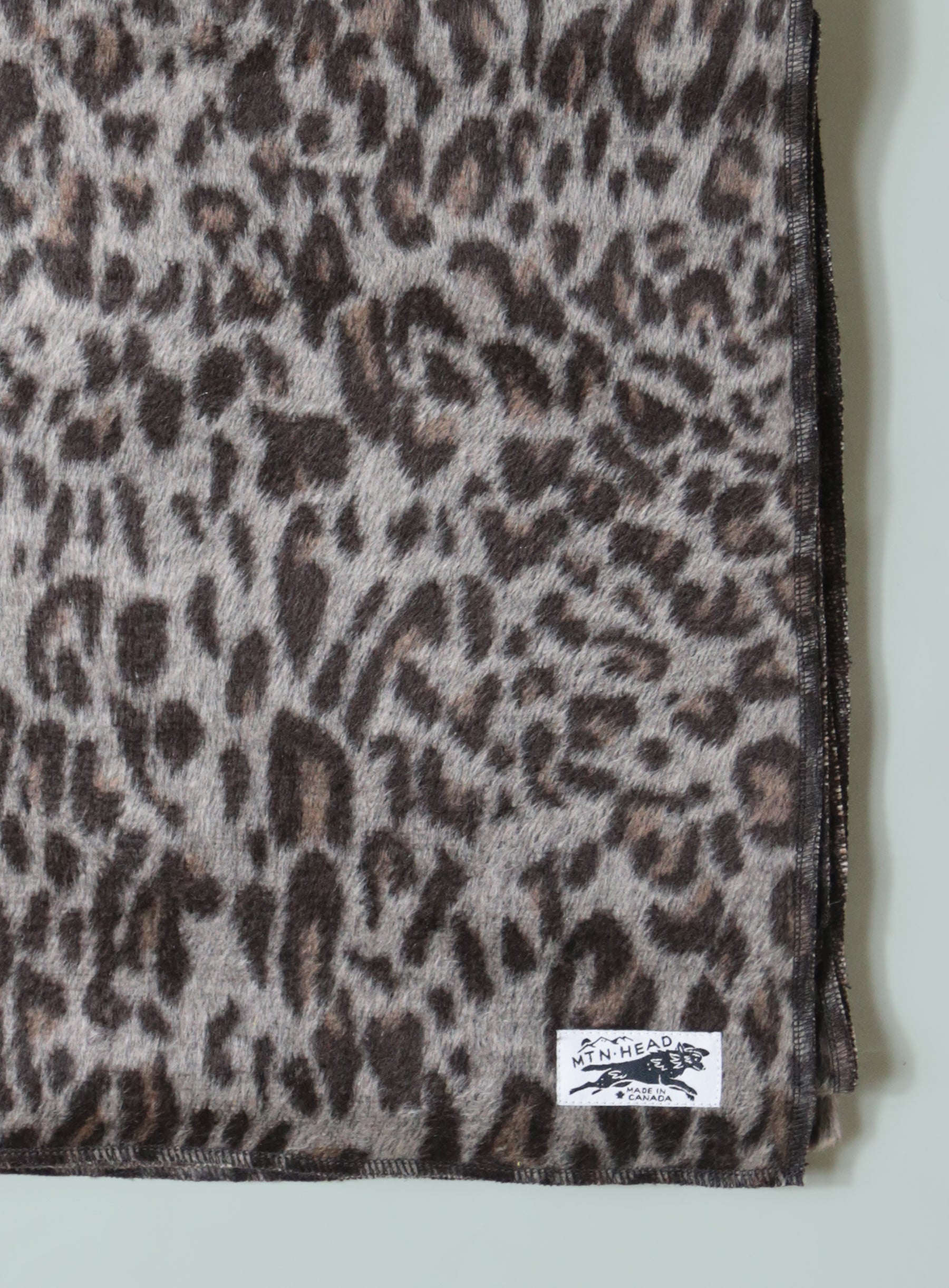 Wool Cabin Blanket - Leopard