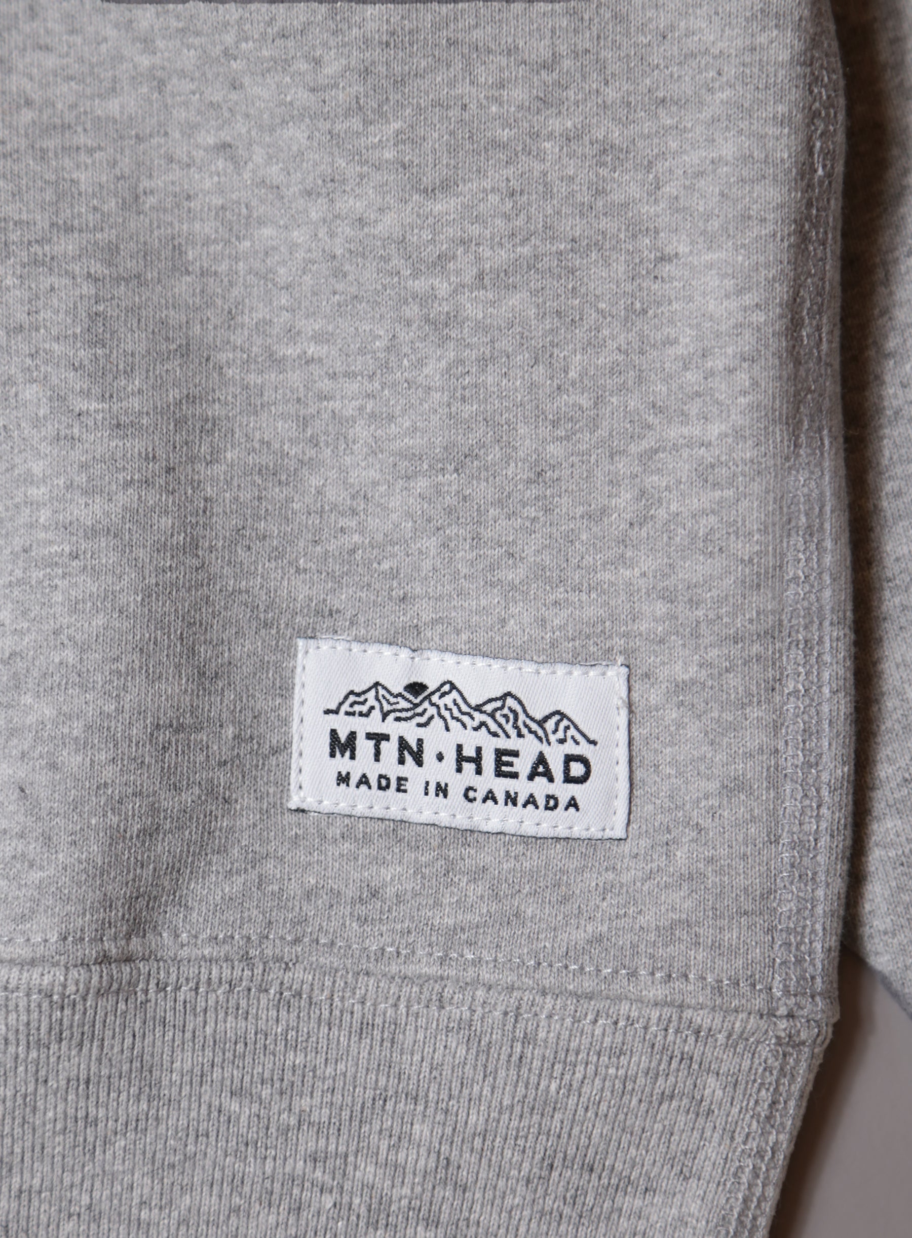 Cabin 1/4 Zip - Heather Grey - Local Quack Embroidery