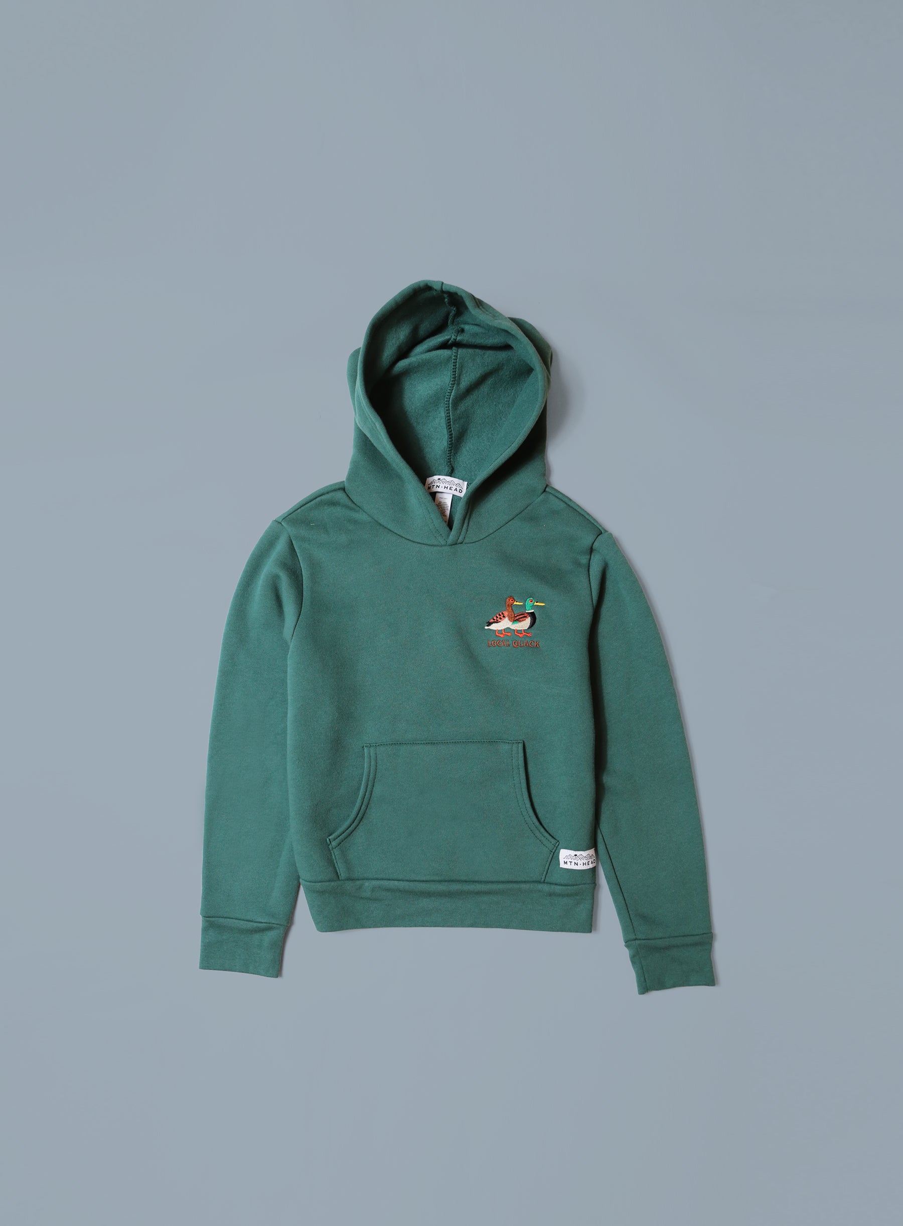 Kids Cabin Hoodie - Forest - Local Quack Embroidery