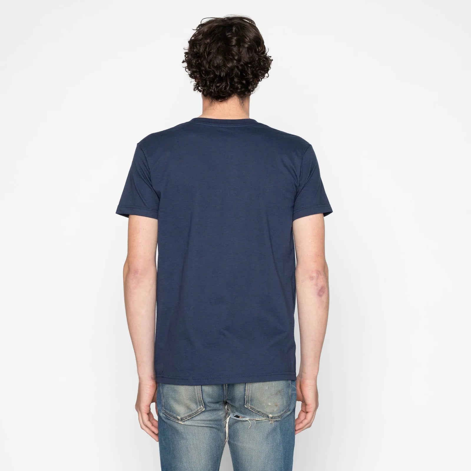 Pocket Tee - Matsuba Pine Needles - Navy