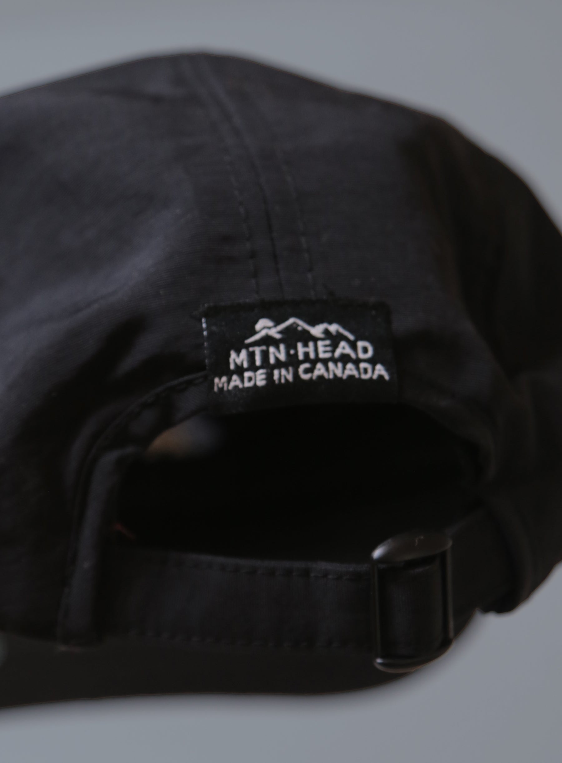 Toddler 5 Panel - Black Nylon - Blue Jay Embroidery