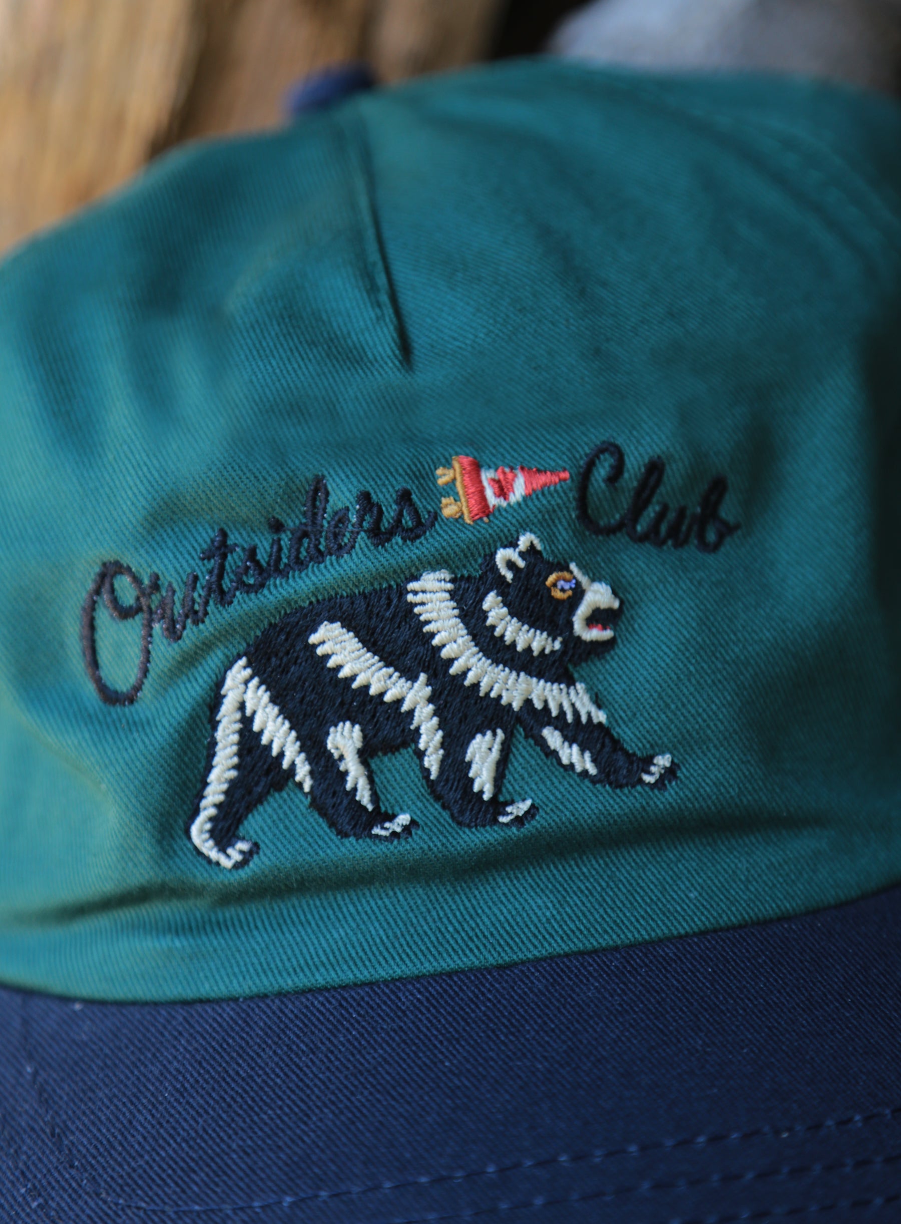 6 Panel - Forest/Navy - Outsiders Club Embroidery