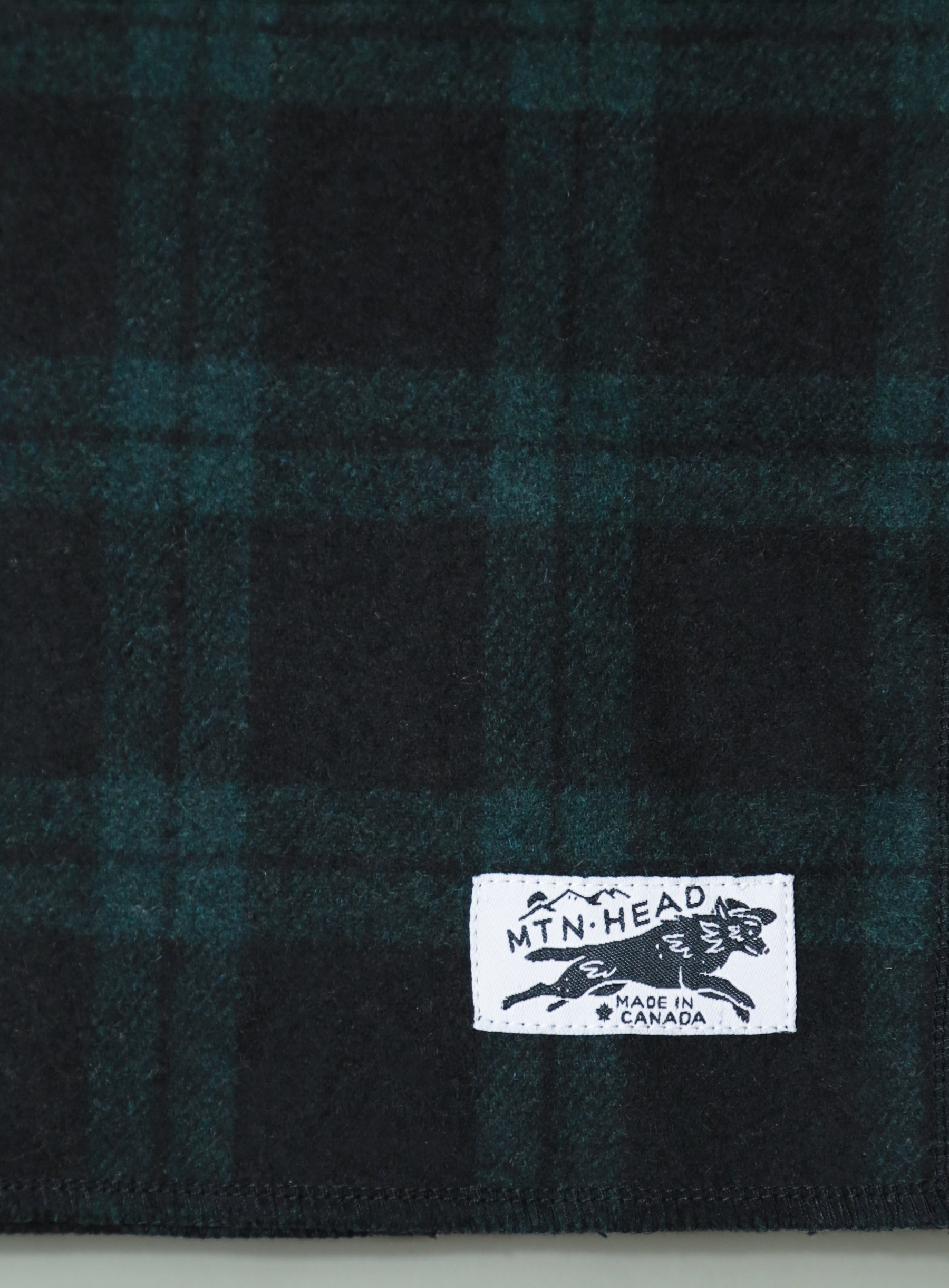 Wool Cabin Blanket - Blackwatch Plaid