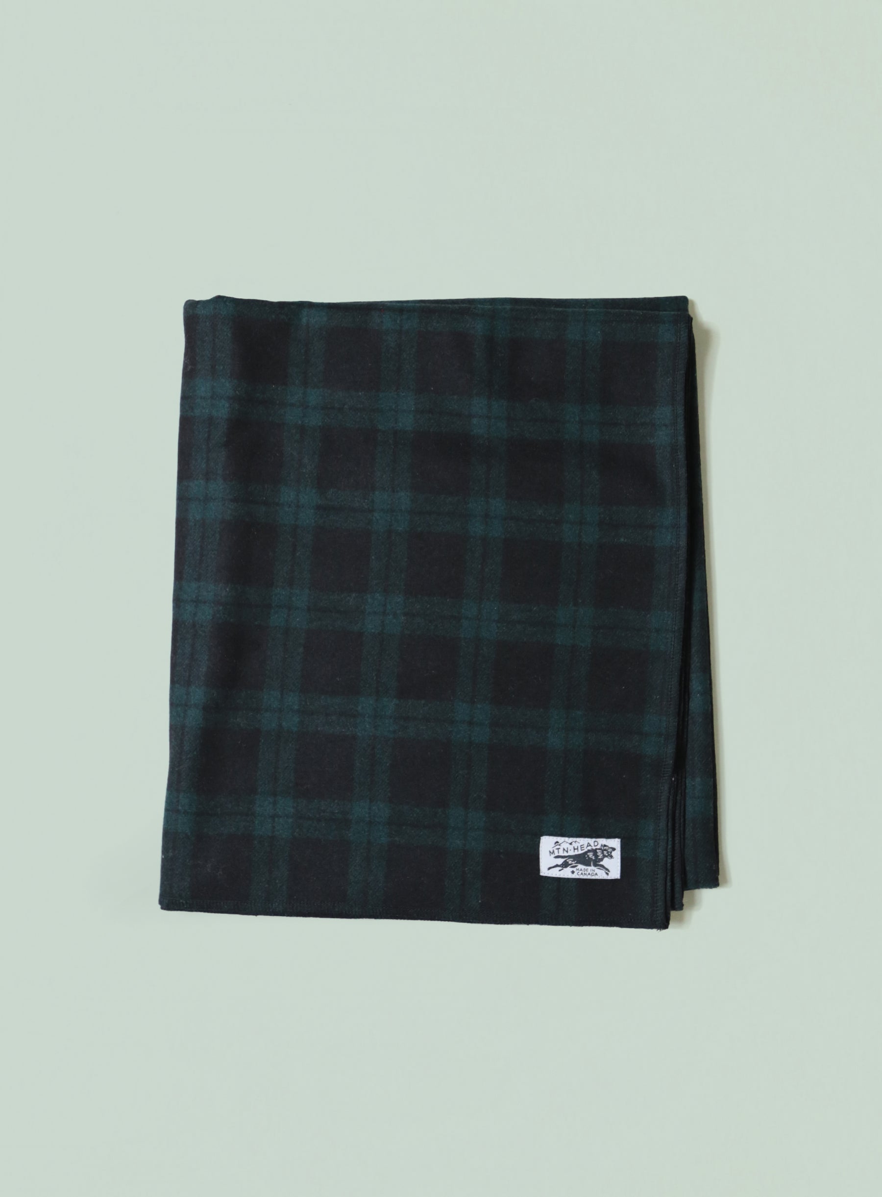 Wool Cabin Blanket - Blackwatch Plaid